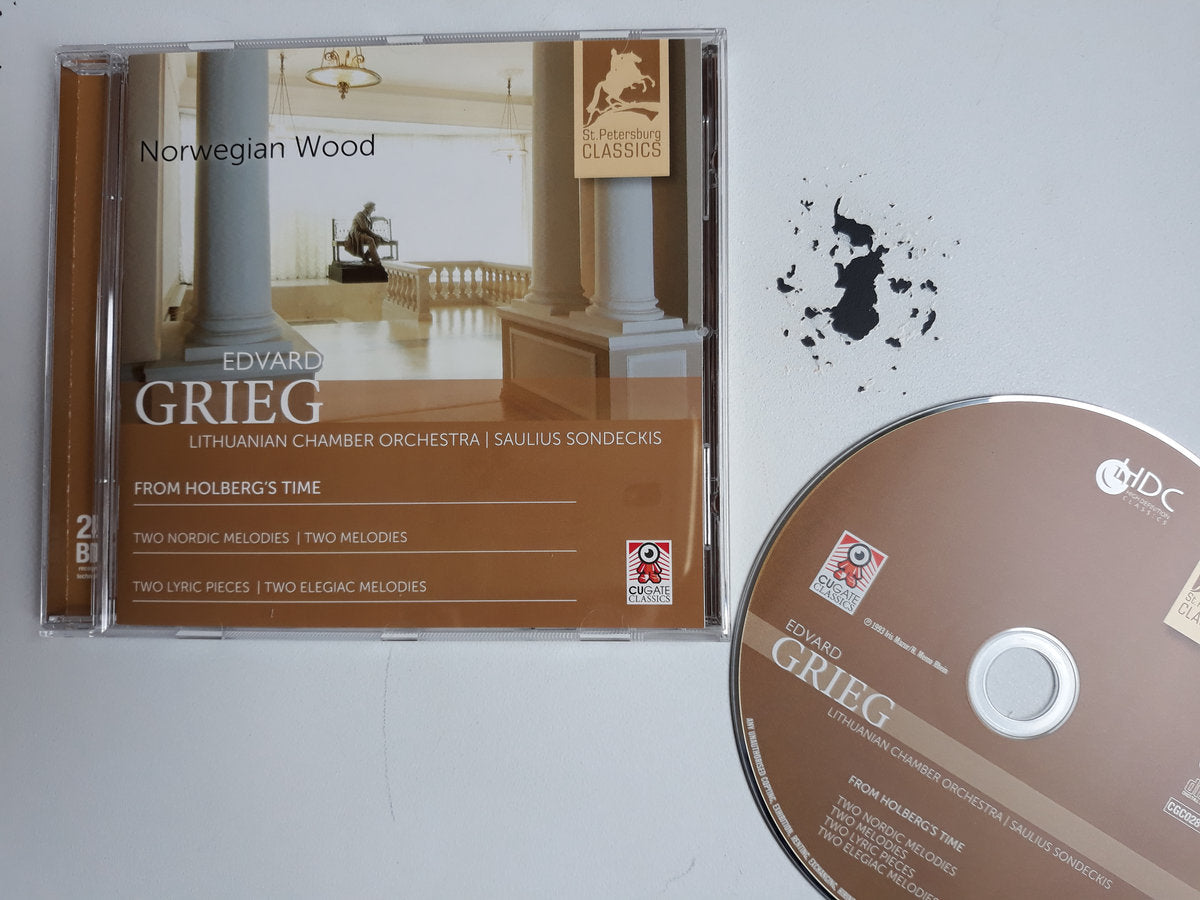 Edvard Grieg: From Holberg’s Time, op. 40 I Two Nordic Melodies for String Orchestra, op.63 I Two Melodies for String Orchestra, op. 53 I Two Lyric Pieces for String Orchestra, op. 68 I Two Elegiac Melodies, op.34 by Lithuanian Chamber Orchestra / S