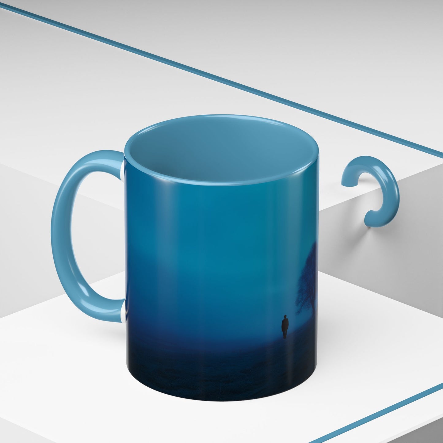Blue Hours Mug (EU) - Melancholy Mug, Introspection Mood Mug, Poetic Mug, Night Mug, Mood Mug