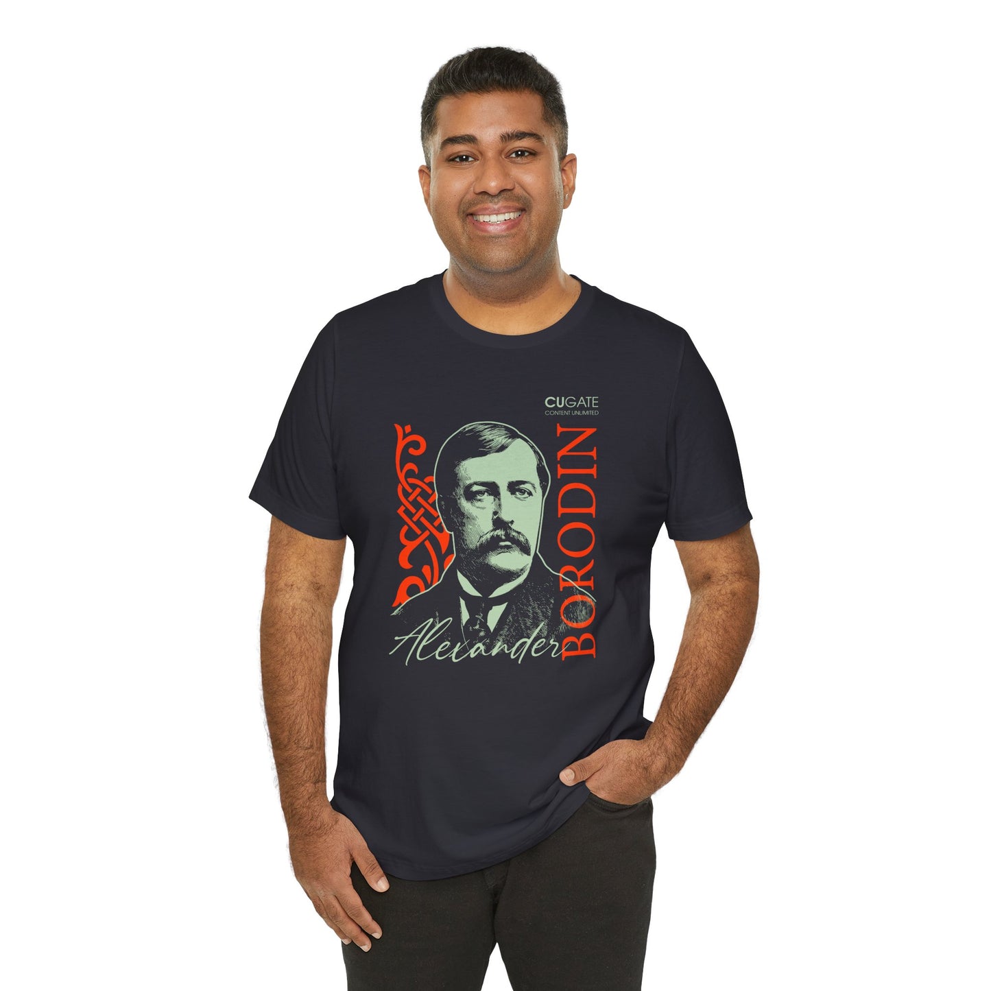 Borodin T-Shirt (Dark): Classical Music T-Shirt, Borodin Shirt, Alexander Borodin Gift
