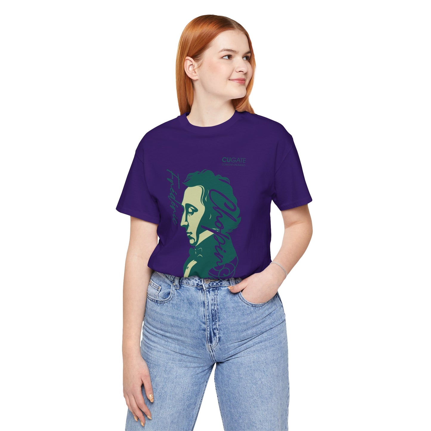 Chopin T-Shirt (Dark): Classical Music T-Shirt, Chopin Shirt, Frédéric Chopin Gift