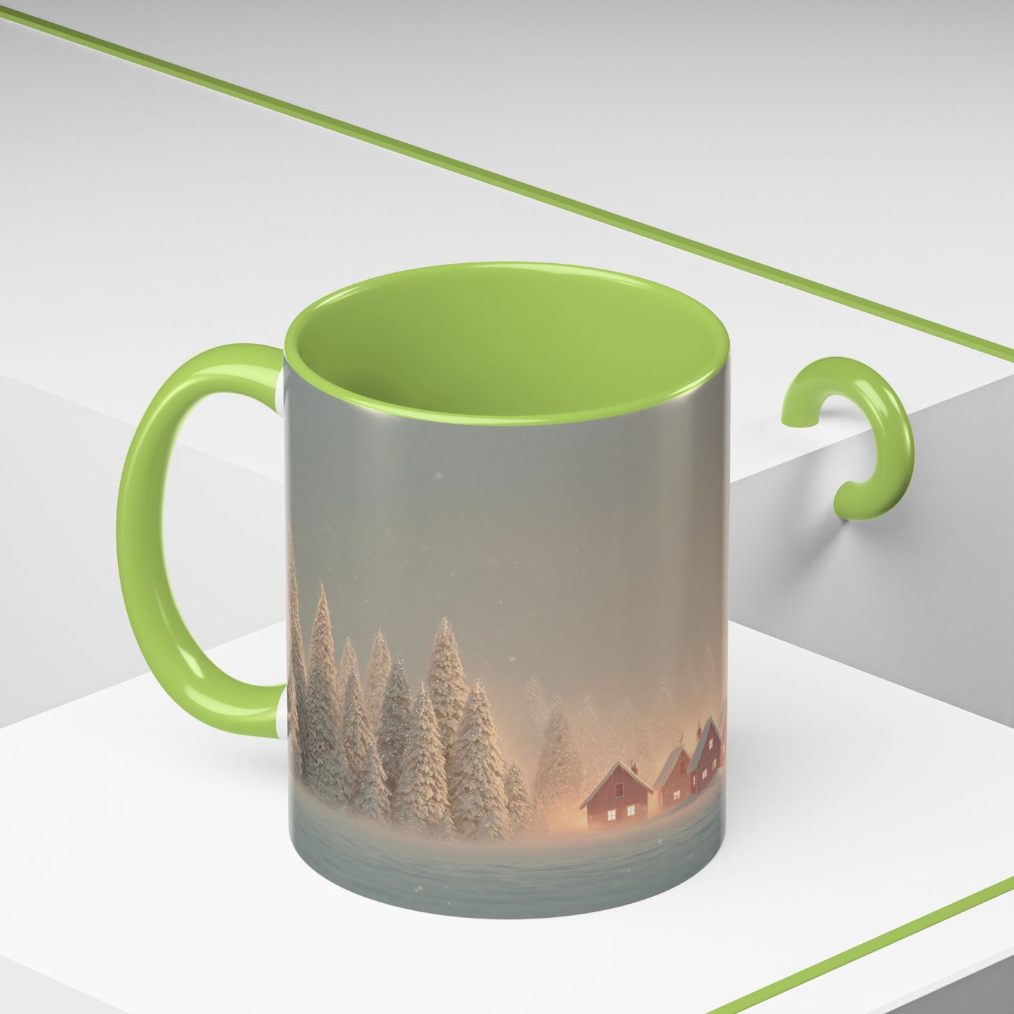 Christmas with Strauss Mug (EU) - Classical Christmas Mug, Christmas Countryside Mug, Holiday Classics Mug, Richard Strauss Inspired Mug