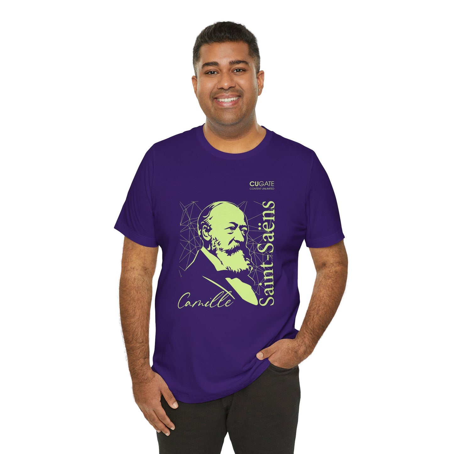 Saint-Saëns T-Shirt (Dark): Classical Composer T-Shirt, Classical Music Shirt, Camille Saint-Saëns Tribute Tee