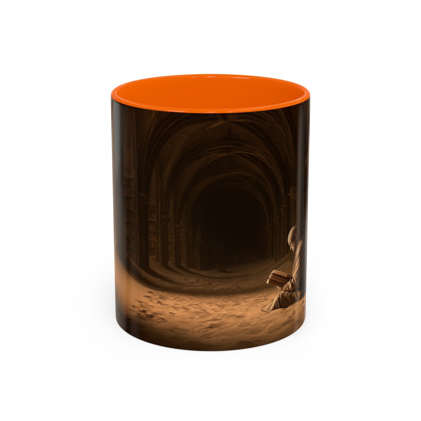Deep Focus Mug (USA) - Classical Music for Thinking Mug, Peaceful Library Mug, Nature Library Mug, Apocalyptic Library Mug