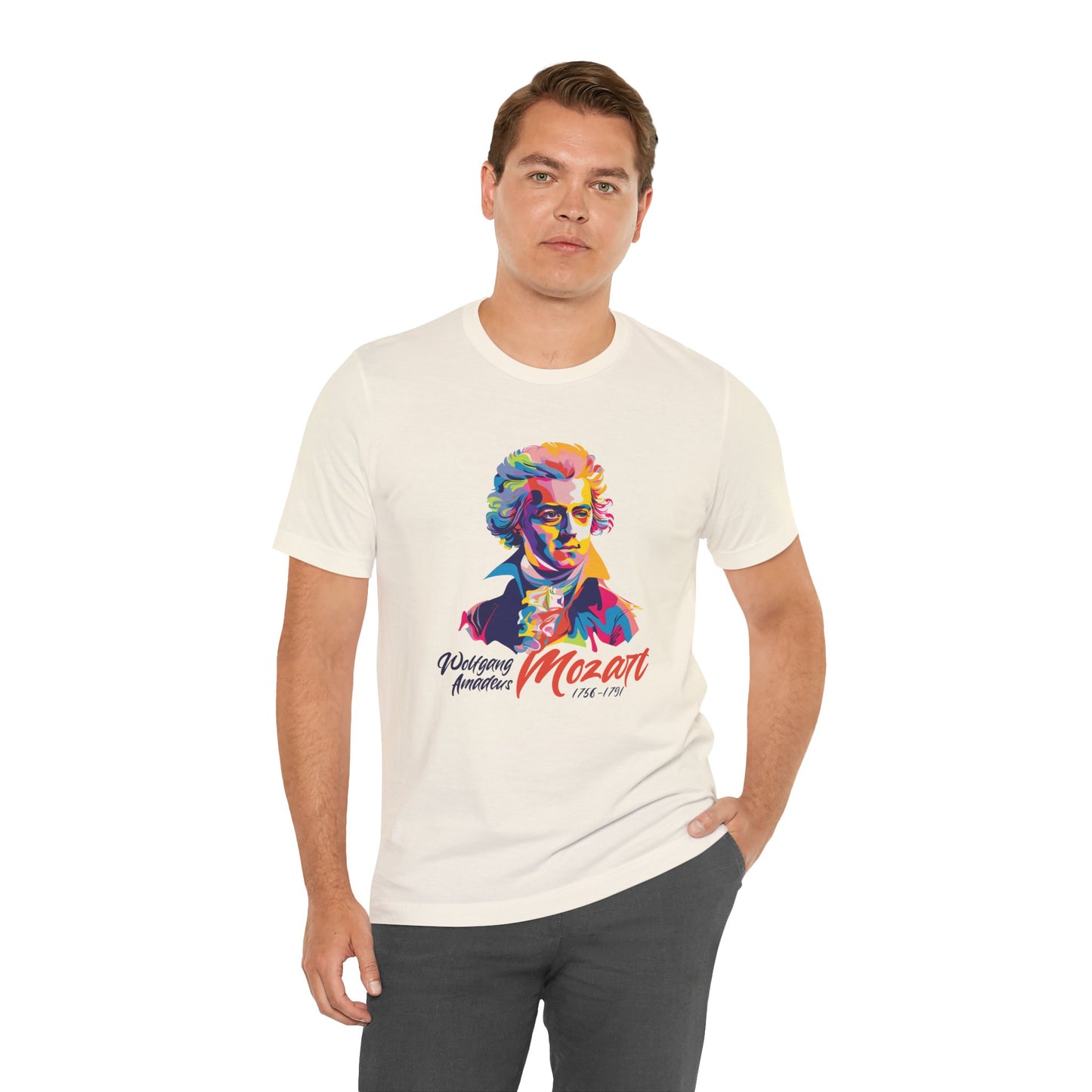 Mozart for Life T-Shirt: Classical Music T-Shirt, Mozart Shirt, Wolfgang Amadeus Mozart Gift, Life of Mozart Tee