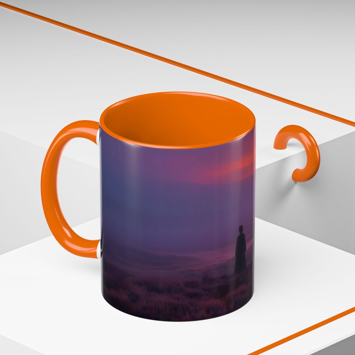 Classical Sunset Mug (EU) - Sundown Mug, Nightfall Mug, Evening Mug, Landscape Art Mug, Sunset Mug