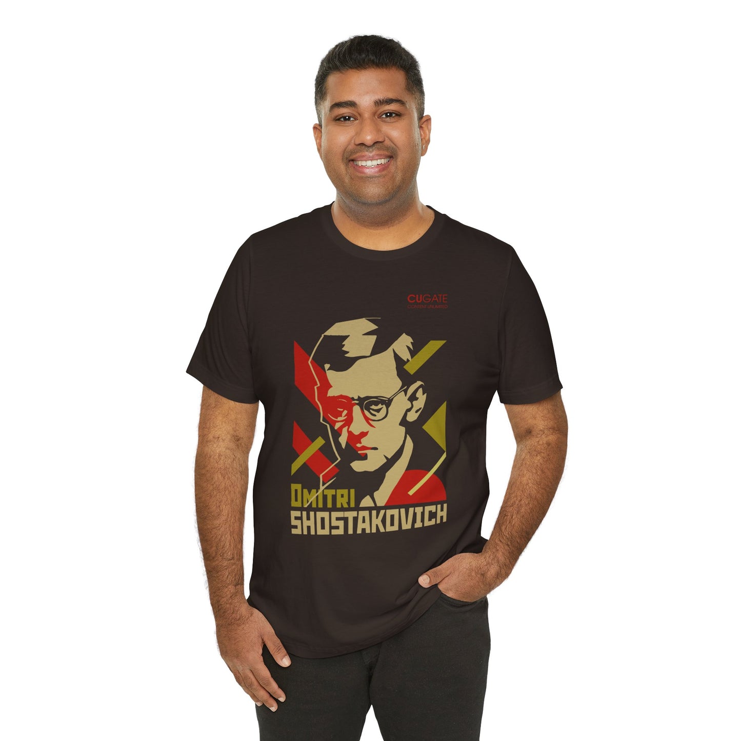 Shostakovich T-Shirt (Dark): Classical Composer T-Shirt, Classical Music Shirt, Dmitri Shostakovich Tribute Tee