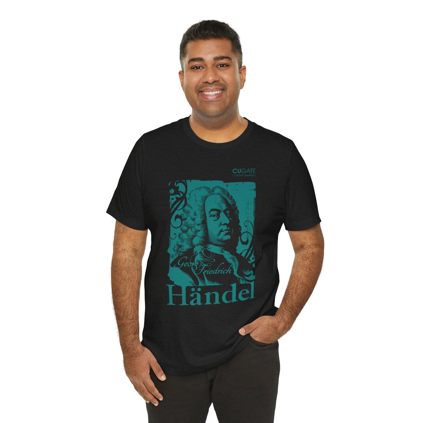 Händel T-Shirt (Dark): Classical Music T-Shirt, Händel Shirt, Georg Friedrich Händel Gift, Händel Tribute Tee