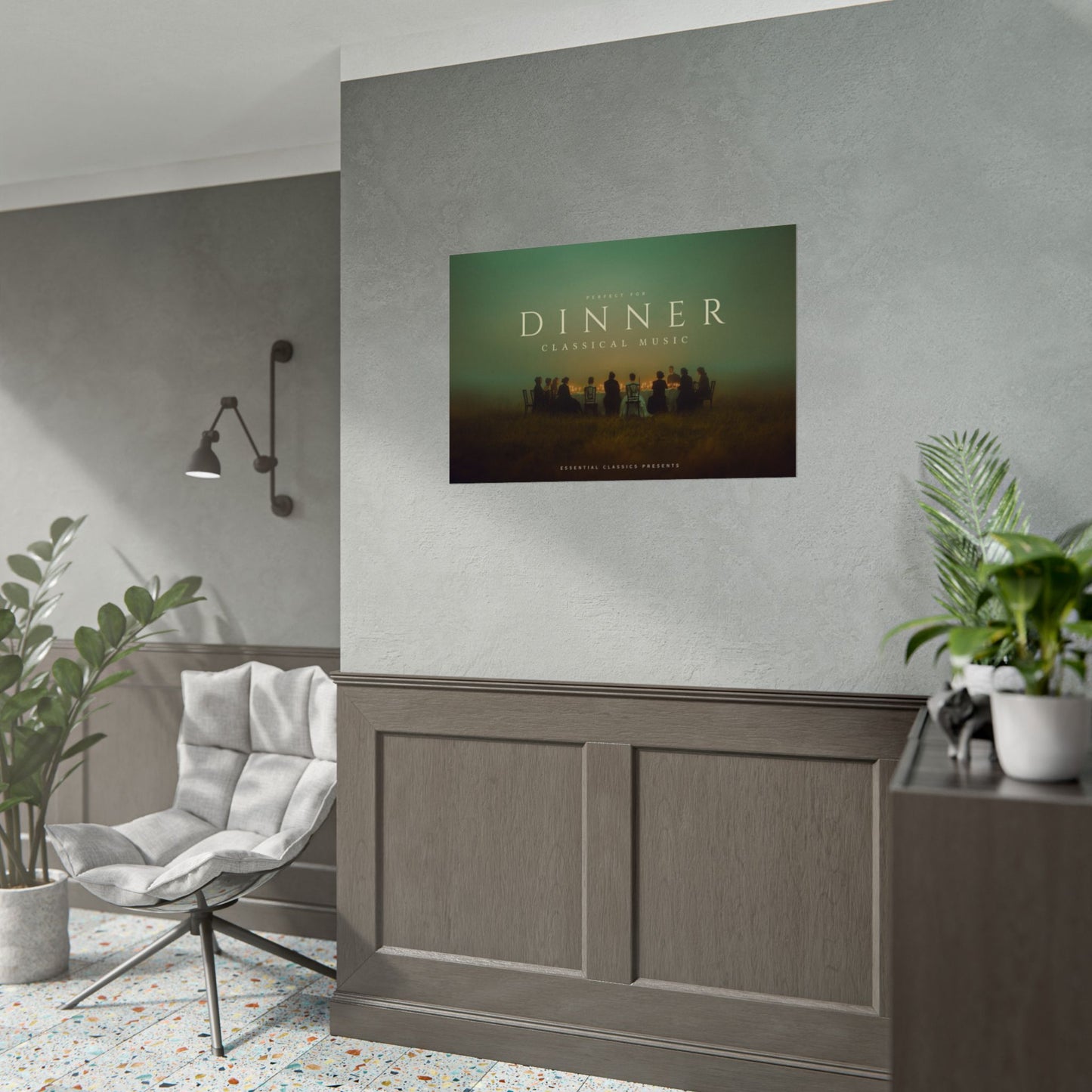 Classical Music for Dinner Poster - Vivaldi, Bach, Mozart Mood Poster