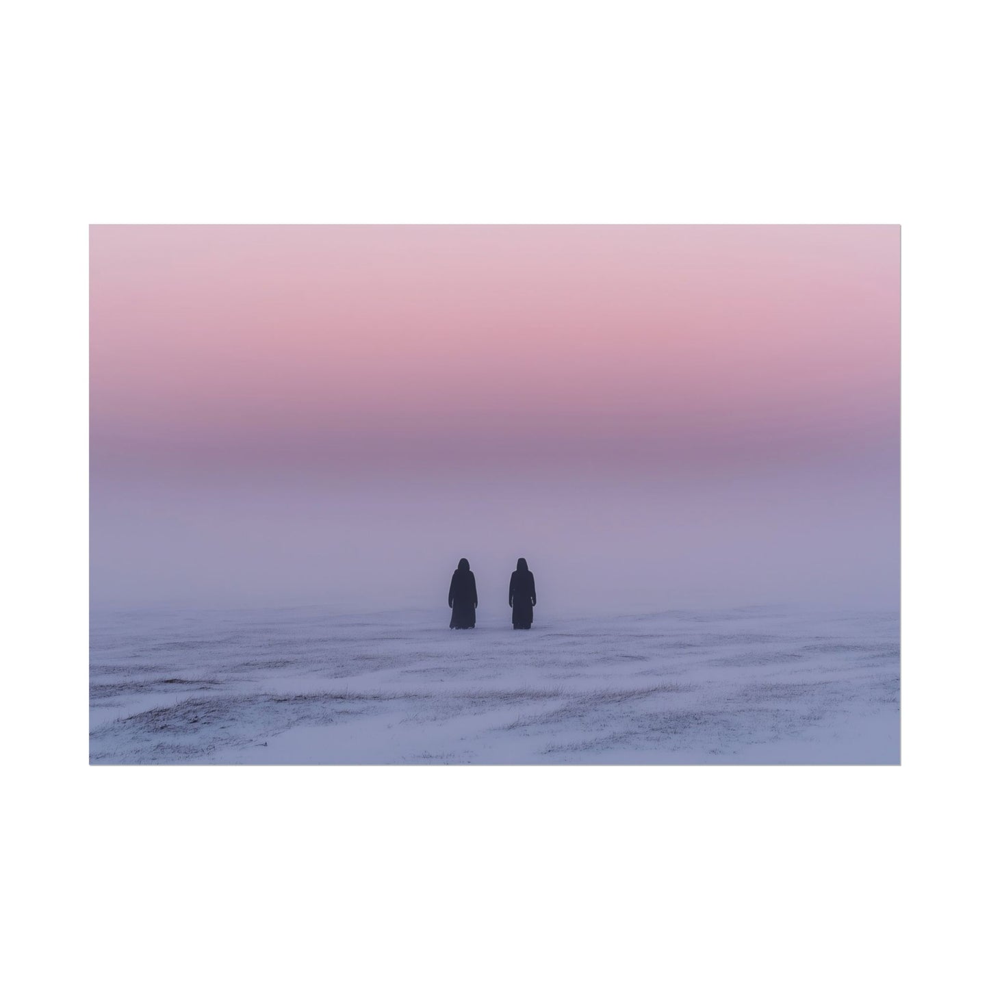 Without Words: Best of Modest Mussorgsky Art Print- Winter Art Poster, Russian Composer Print, Sunrise and Sunset Poster
