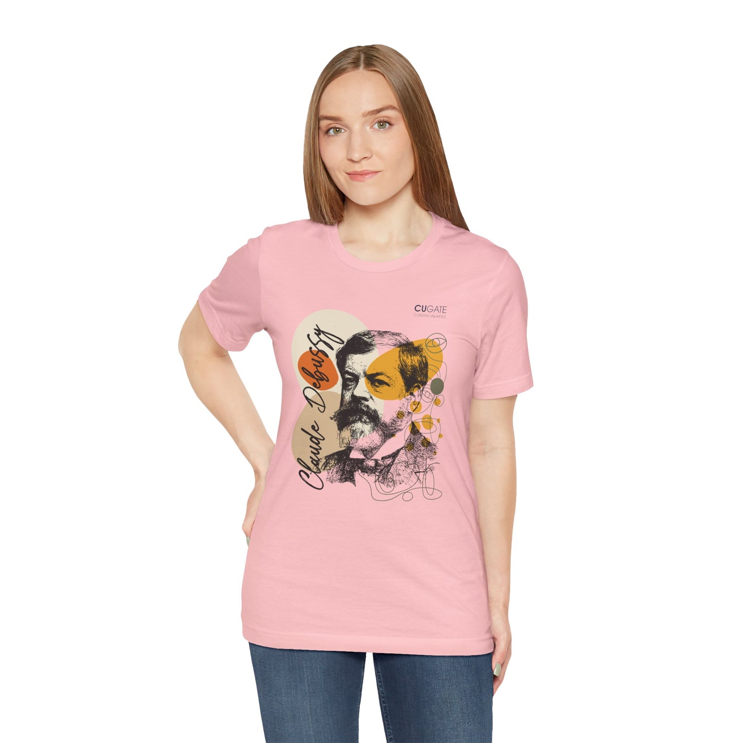Debussy T-Shirt (Light): Classical Music T-Shirt, Debussy Shirt, Claude Debussy Gift, Debussy Tribute Tee