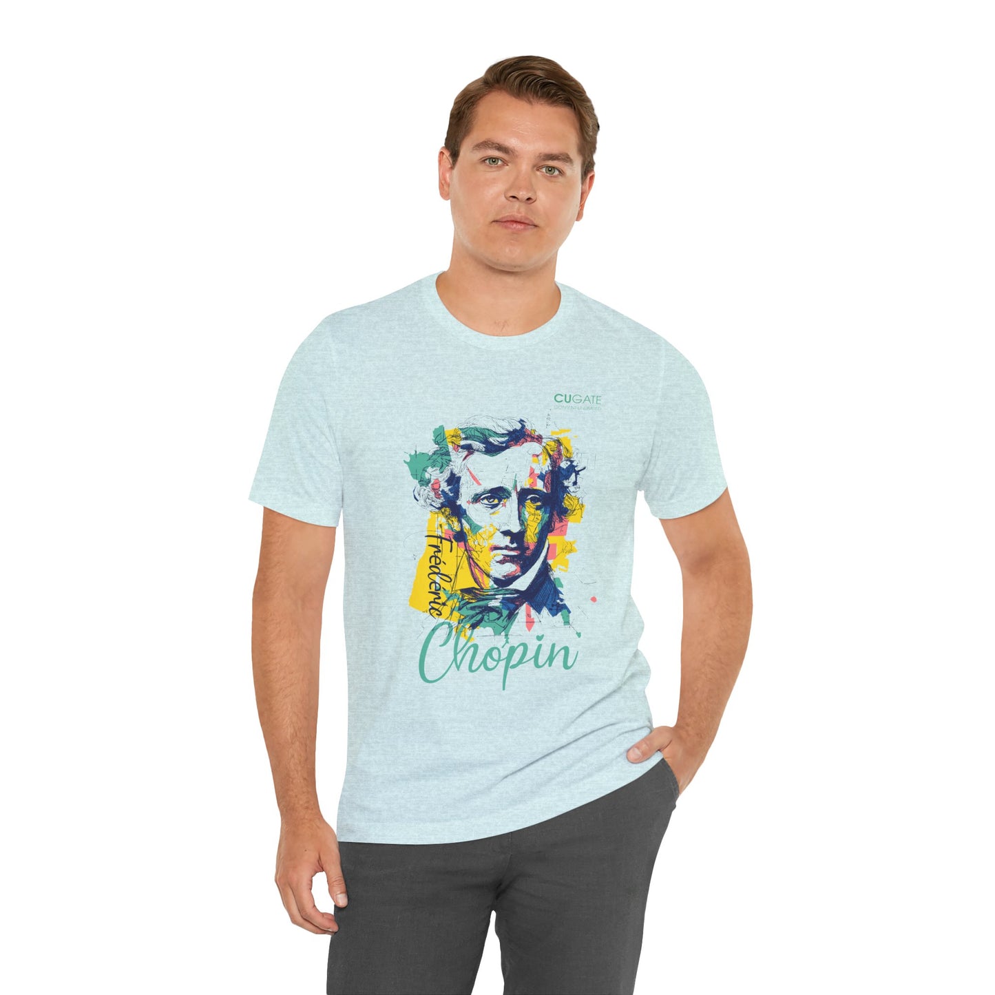 Chopin T-Shirt (Light): Classical Music T-Shirt, Chopin Shirt, Frédéric Chopin Gift