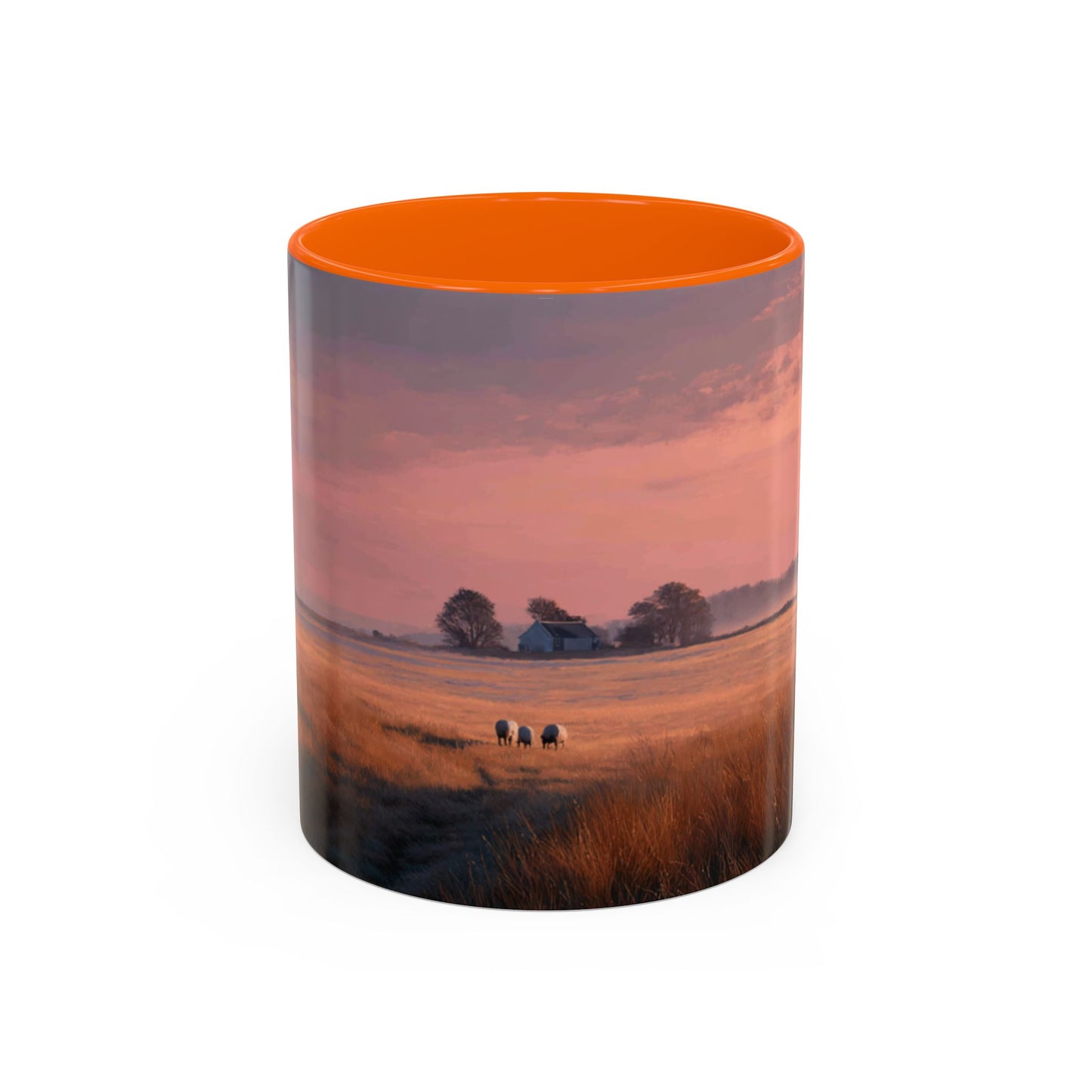 Slow Living Mug (EU) - Relaxation and Meditation Mug, Peaceful Countryside Mug, Farm and Country Mug