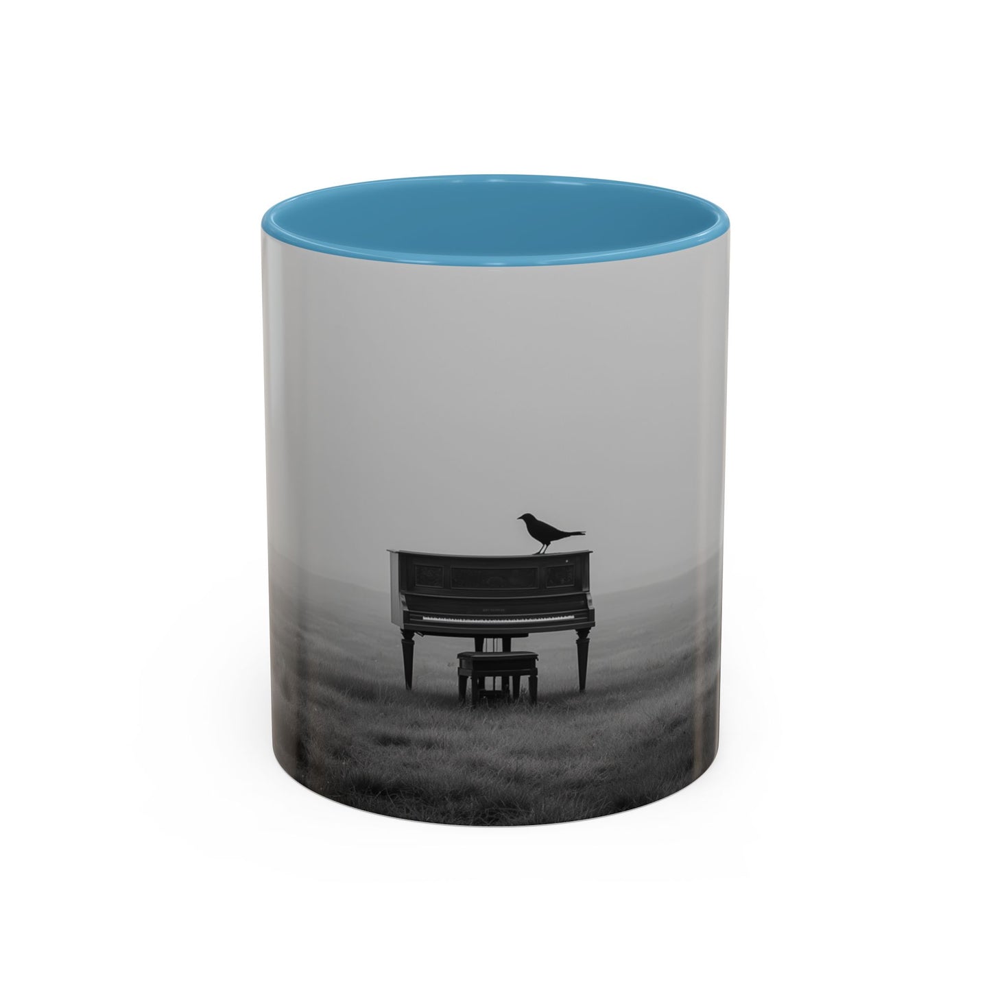 Mozart Piano Mug (EU) - Piano Mug, Piano Music Mug, Mozart Inspired Mug, Upright Piano Mug