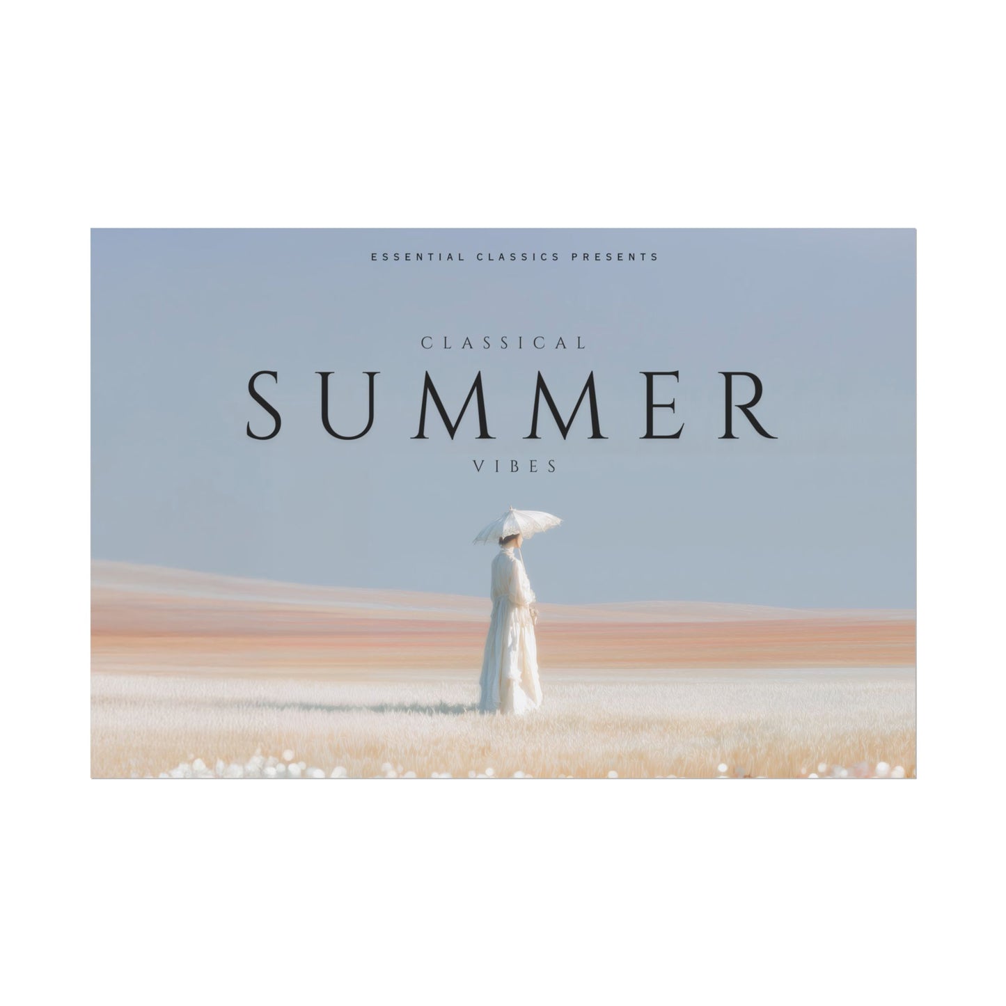 Classical Summer Vibes - Daydream Print, Summer Poster, Summer Lover Print, Mozart Inspired Poster, Vivaldi Inspired Print, Ravel Inspired Poster