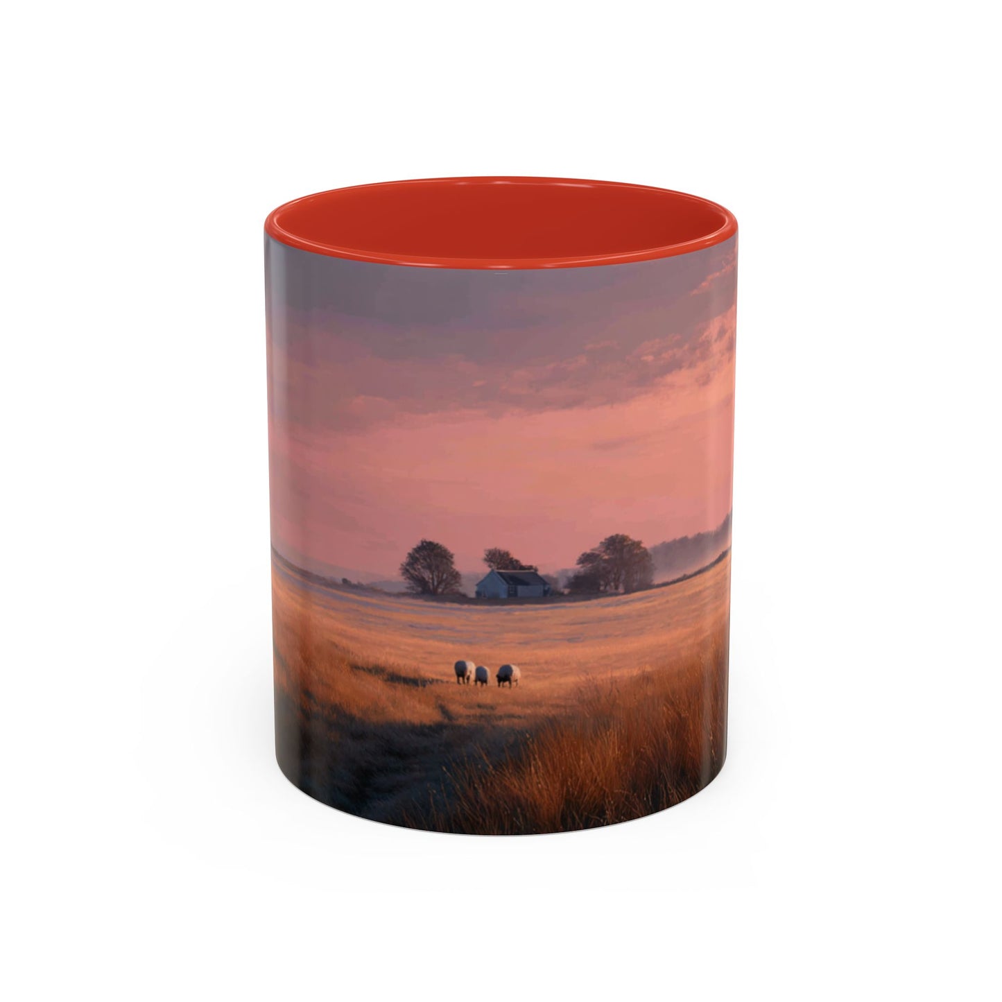 Slow Living Mug (EU) - Relaxation and Meditation Mug, Peaceful Countryside Mug, Farm and Country Mug