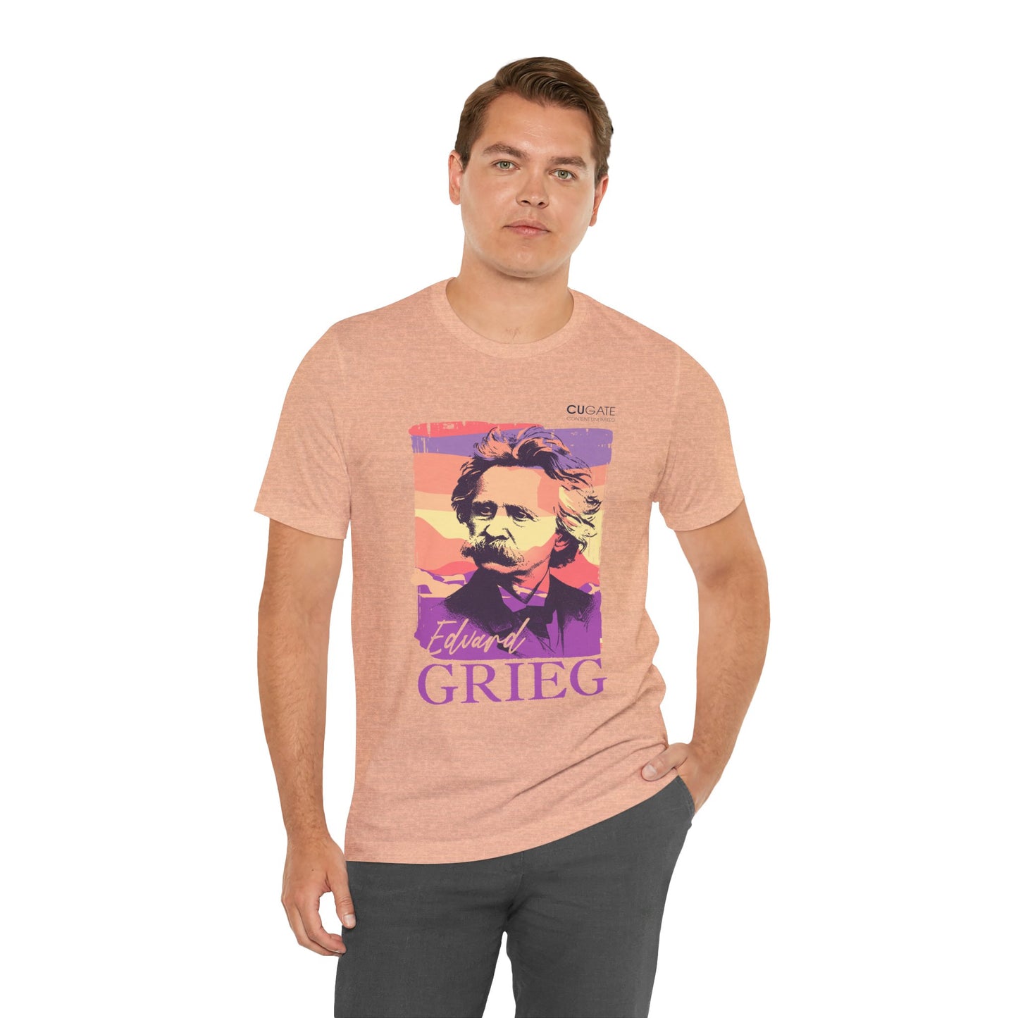 Grieg T-Shirt (Light): Classical Music T-Shirt, Grieg Shirt, Music T-Shirt Gift, Norwegian Folk Music Tee, Scandinavian Classic Music Shirt