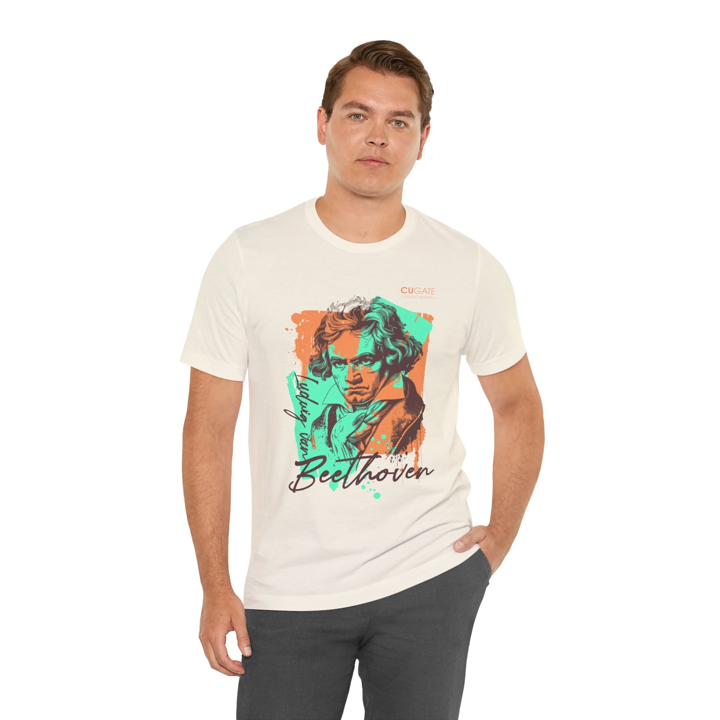 Beethoven T-Shirt (Light) : Classical Music T-Shirt, Beethoven Shirt, Ludwig van Beethoven Gift