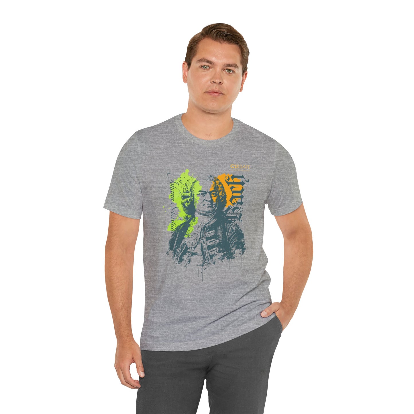 Bach T-Shirt (Light): Classical Music T-Shirt, Bach Shirt, Johann Sebastian Bach Gift