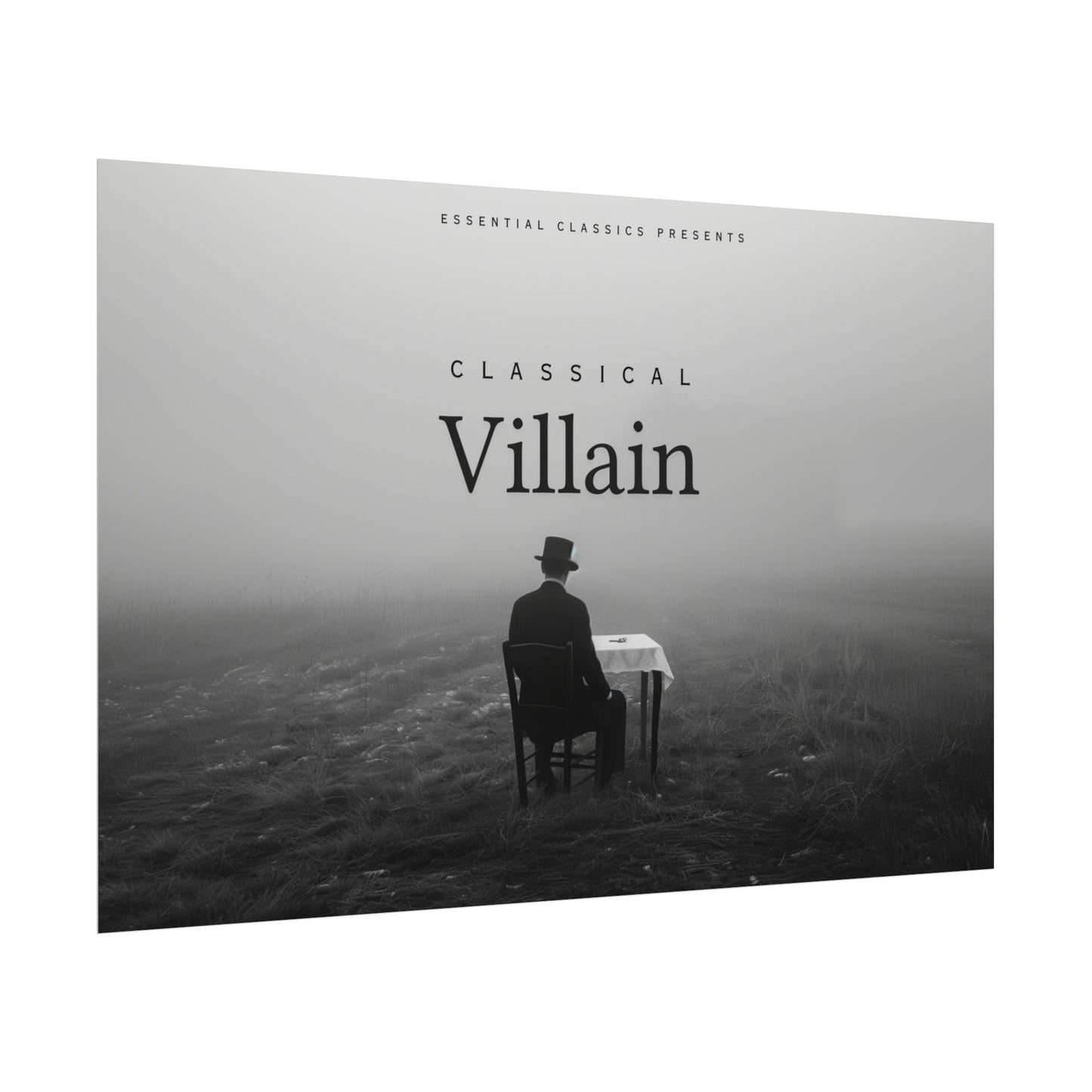 Classical Villain- Classical Music for Villains Poster, Ominous Poster, Sinister Music Print, Haunting Music Poster