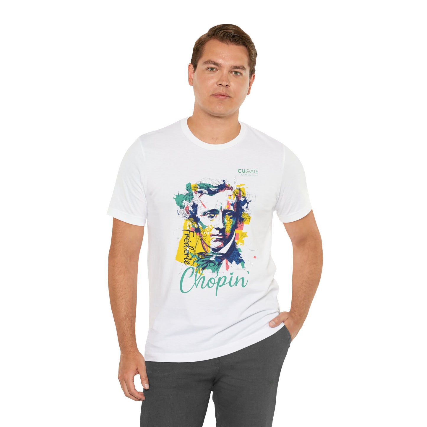 Chopin T-Shirt (Light): Classical Music T-Shirt, Chopin Shirt, Frédéric Chopin Gift