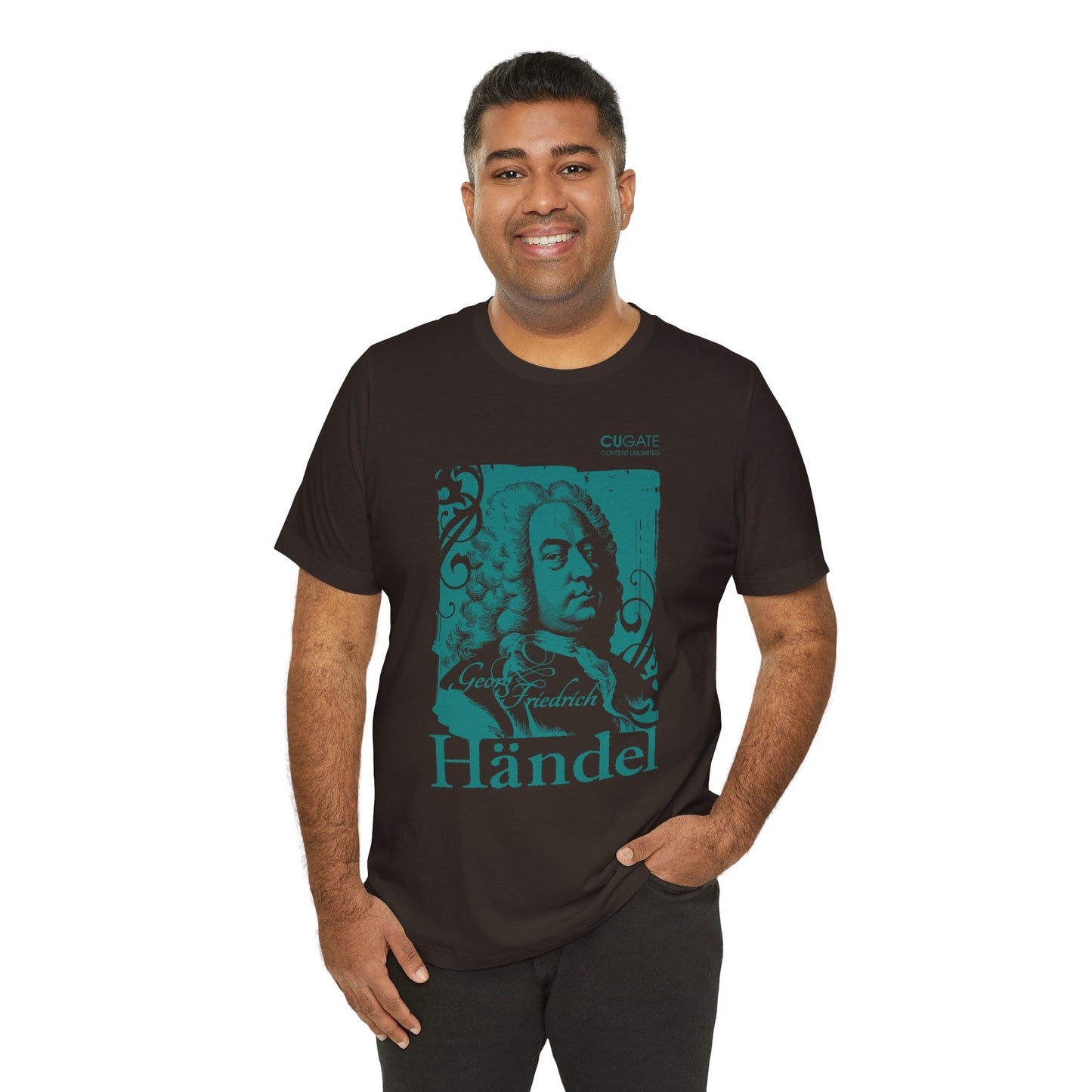 Händel T-Shirt (Dark): Classical Music T-Shirt, Händel Shirt, Georg Friedrich Händel Gift, Händel Tribute Tee