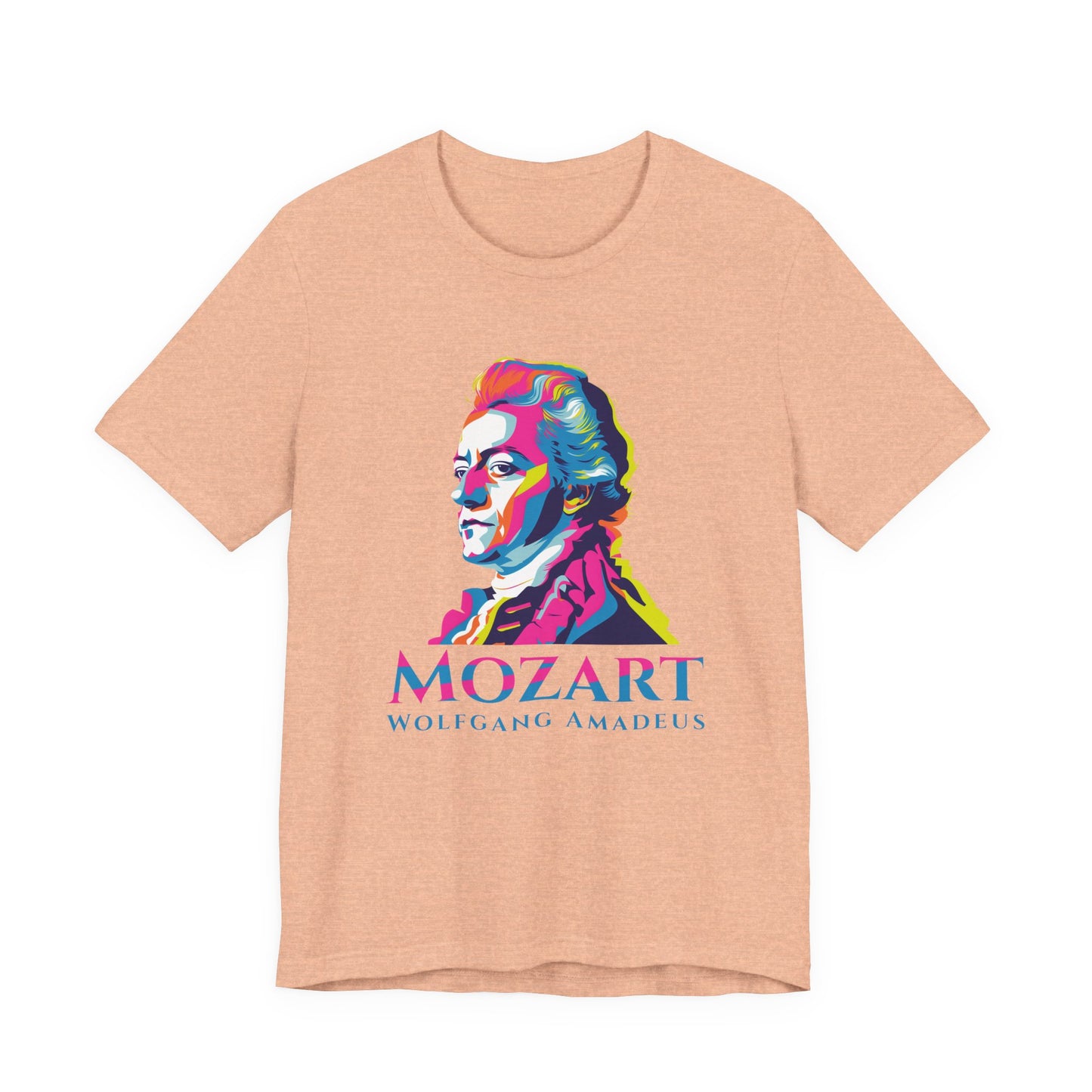 Mozart Statue T-Shirt: Classical Music T-Shirt, Mozart Shirt, Wolfgang Amadeus Mozart Gift, Mozart Tribute Tee, Mozart Profile Tee