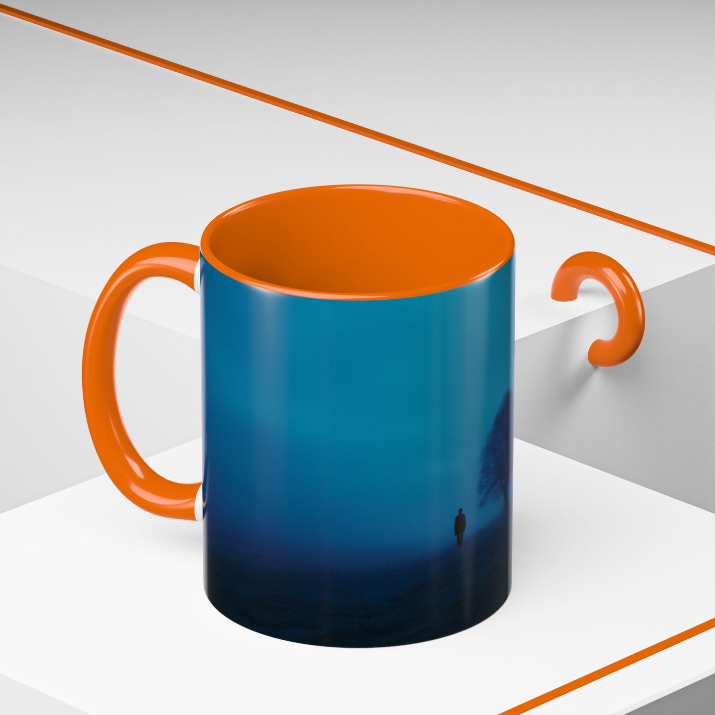 Blue Hours Mug (EU) - Melancholy Mug, Introspection Mood Mug, Poetic Mug, Night Mug, Mood Mug
