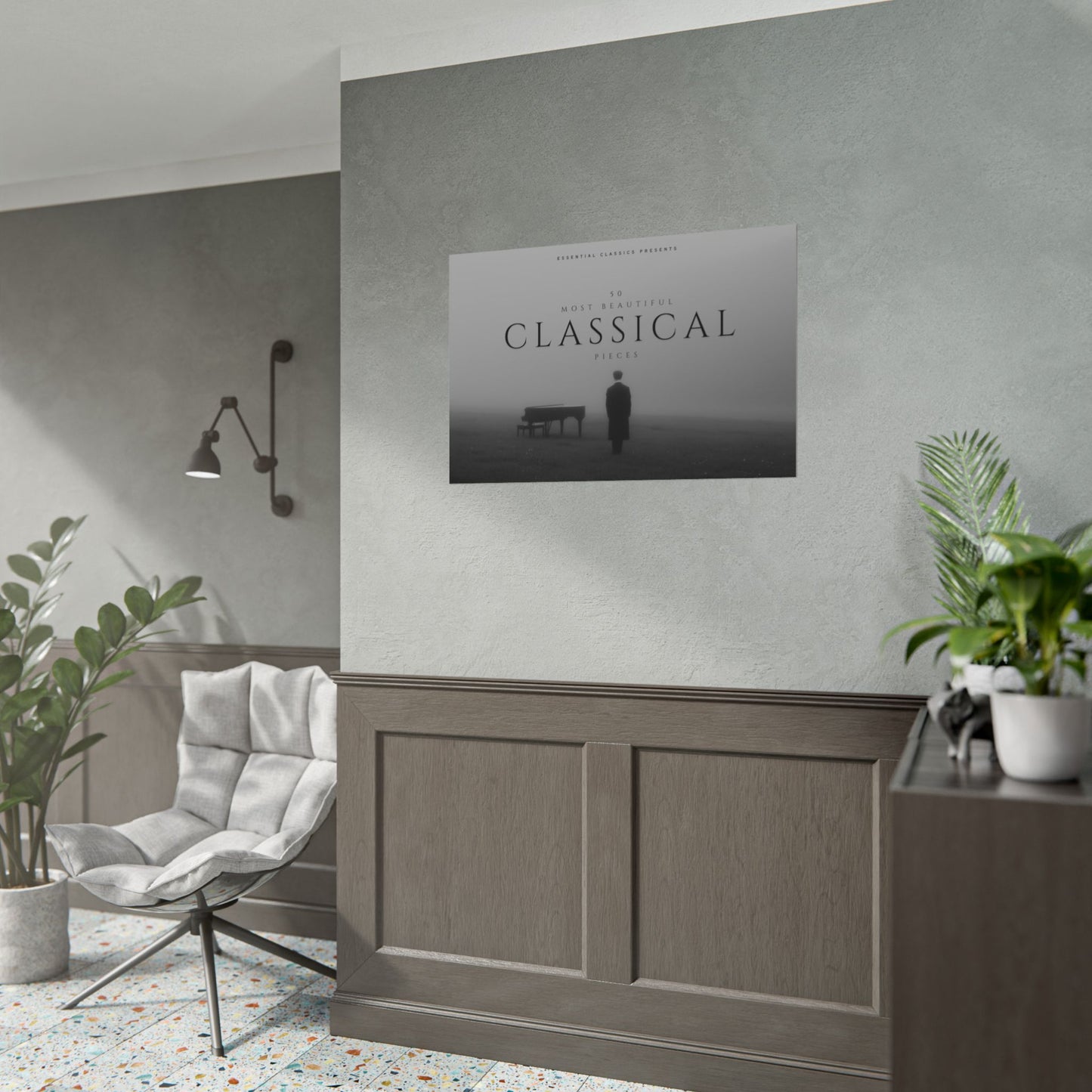 Most Beautiful Classic Pieces- Piano Print, Escape Reality Poster, Mozart Inspired Print, Beethoven Inspired Poster, Debussy Inspired Print