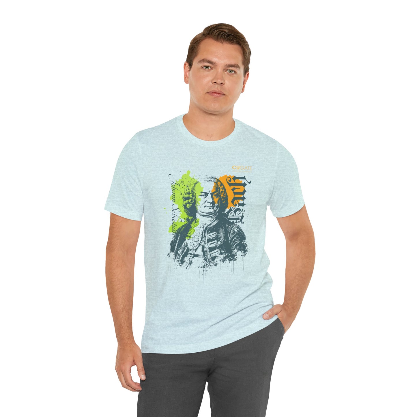 Bach T-Shirt (Light): Classical Music T-Shirt, Bach Shirt, Johann Sebastian Bach Gift