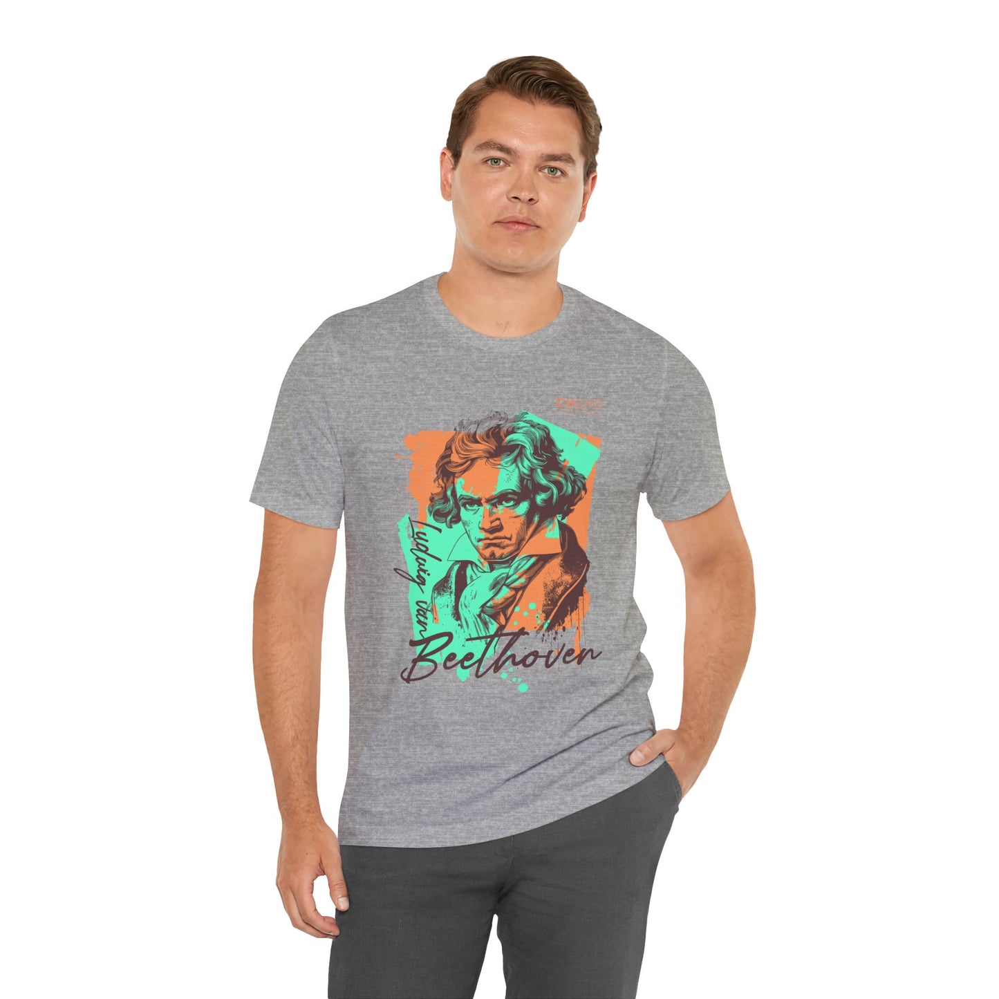 Beethoven T-Shirt (Light) : Classical Music T-Shirt, Beethoven Shirt, Ludwig van Beethoven Gift