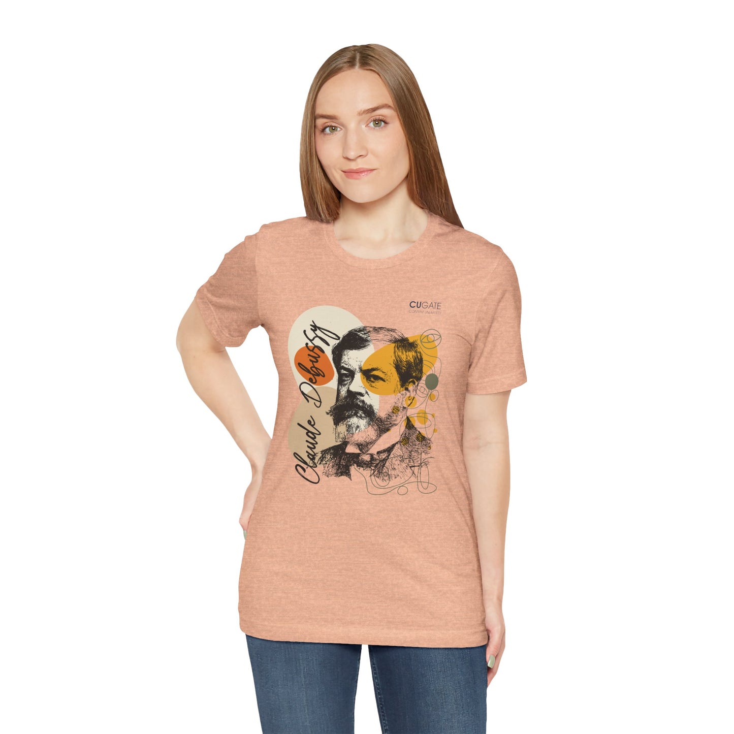 Debussy T-Shirt (Light): Classical Music T-Shirt, Debussy Shirt, Claude Debussy Gift, Debussy Tribute Tee