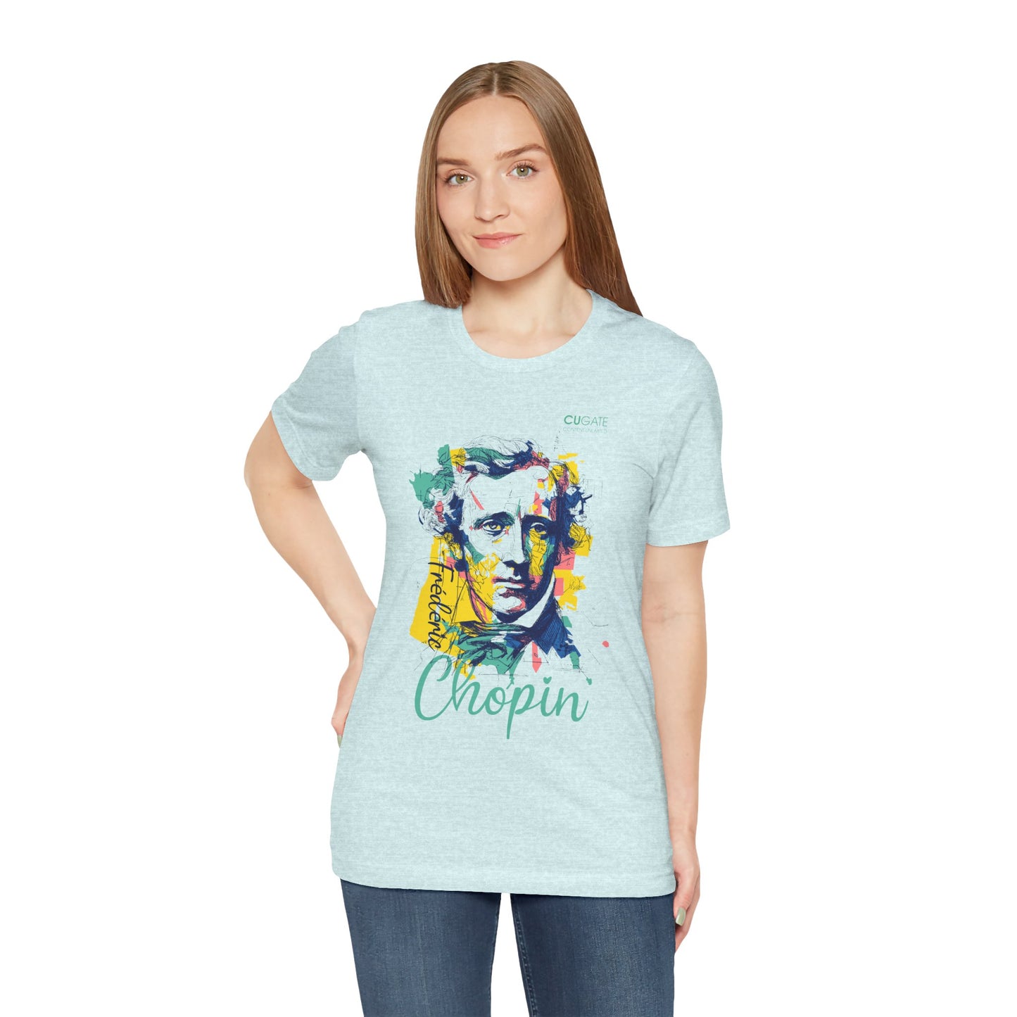 Chopin T-Shirt (Light): Classical Music T-Shirt, Chopin Shirt, Frédéric Chopin Gift