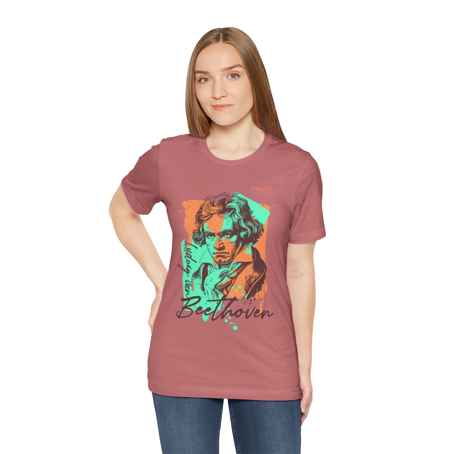 Beethoven T-Shirt (Light) : Classical Music T-Shirt, Beethoven Shirt, Ludwig van Beethoven Gift