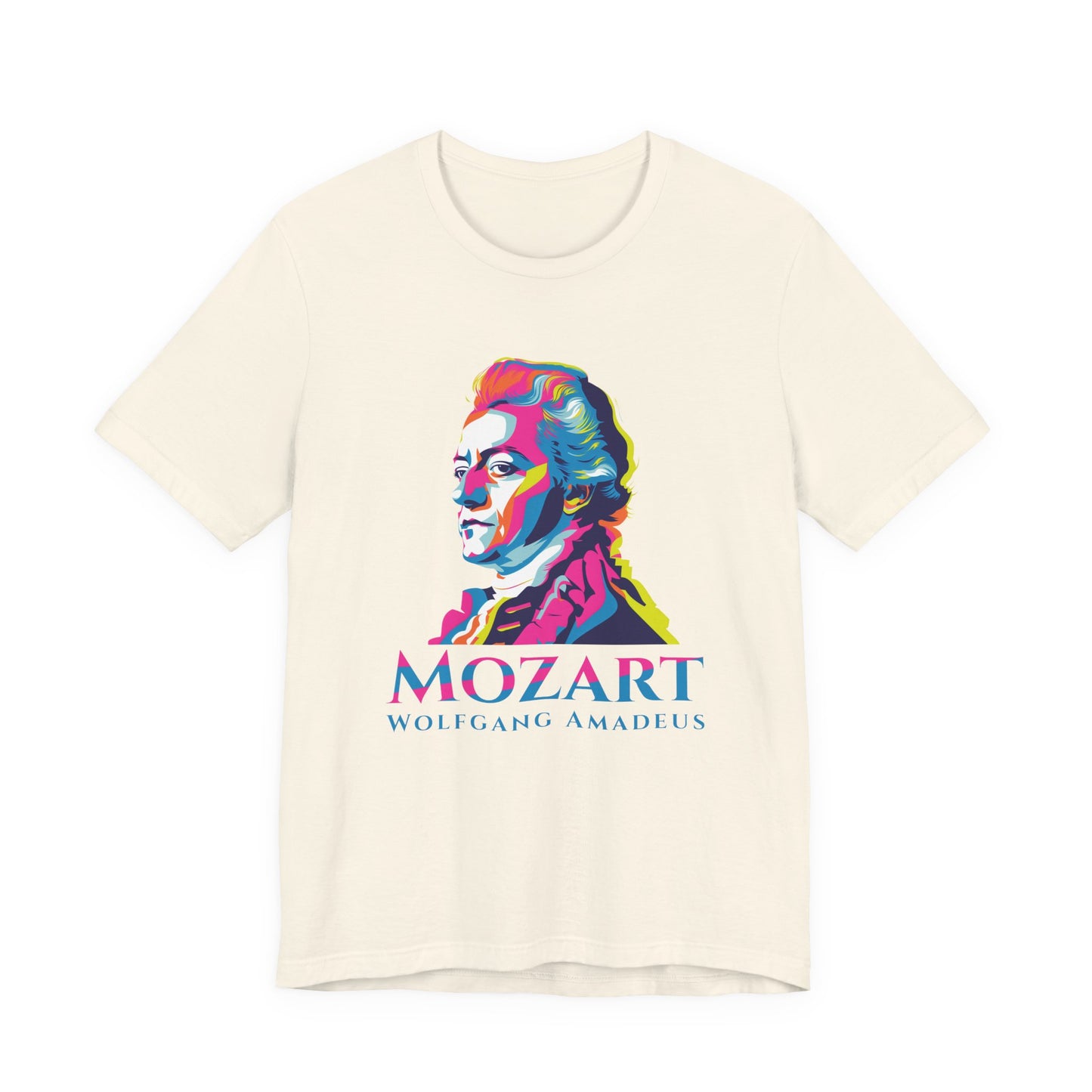 Mozart Statue T-Shirt: Classical Music T-Shirt, Mozart Shirt, Wolfgang Amadeus Mozart Gift, Mozart Tribute Tee, Mozart Profile Tee