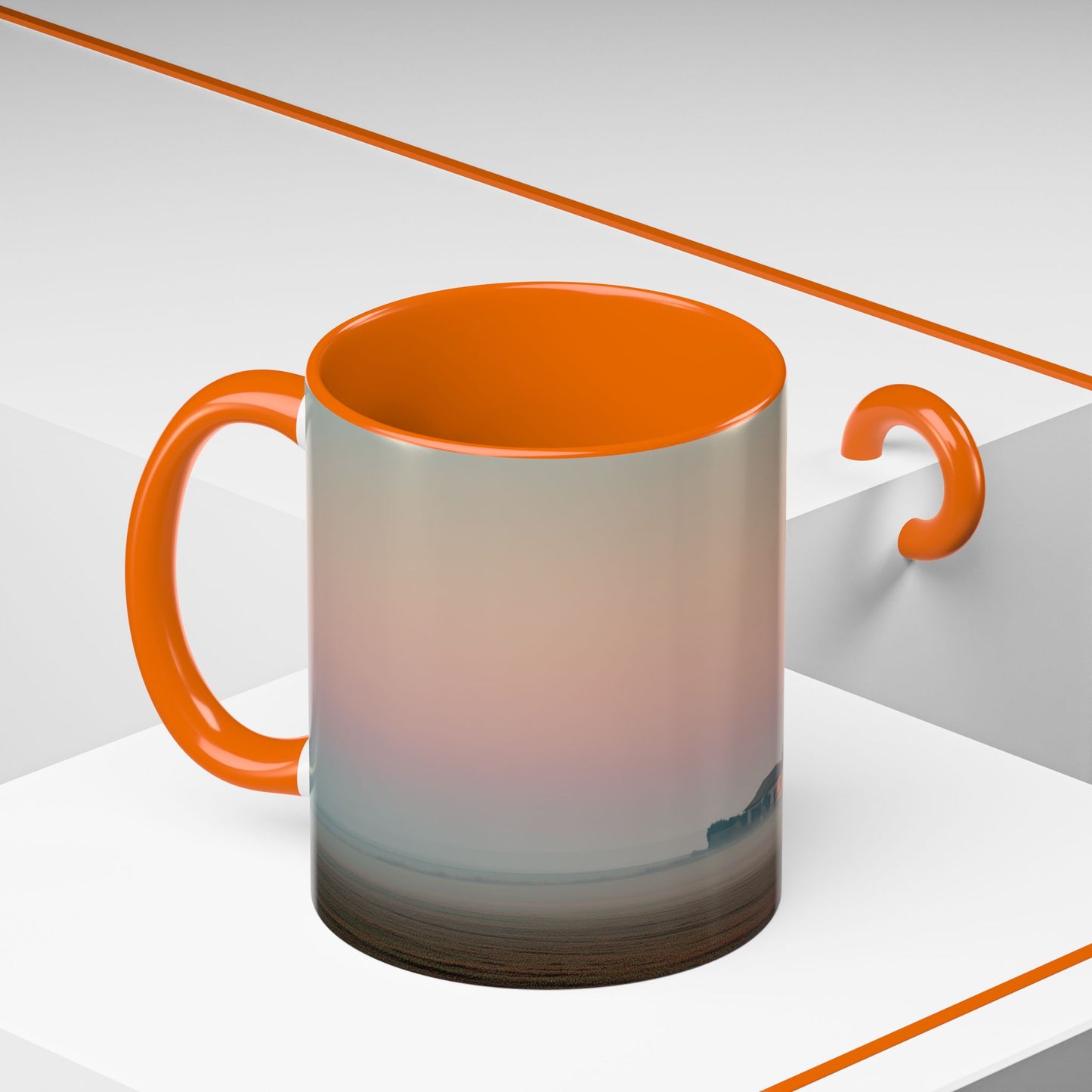 Quiet Mornings Mug (EU) - Classical Music for Relaxation Mug, Peaceful Music Mug, Sunrise Nature Mug