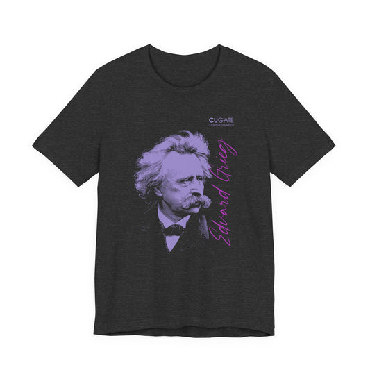 Grieg T-Shirt (Dark): Classical Music T-Shirt, Grieg Shirt, Music T-Shirt Gift, Norwegian Folk Music Tee, Scandinavian Classic Music Shirt