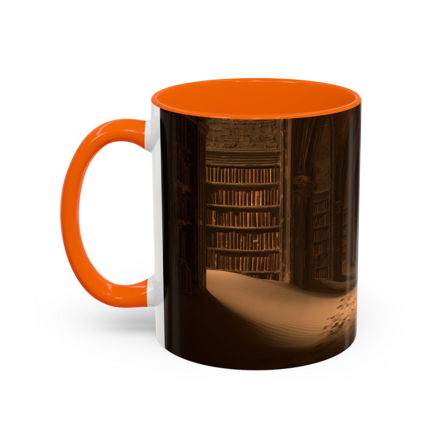 Deep Focus Mug (USA) - Classical Music for Thinking Mug, Peaceful Library Mug, Nature Library Mug, Apocalyptic Library Mug