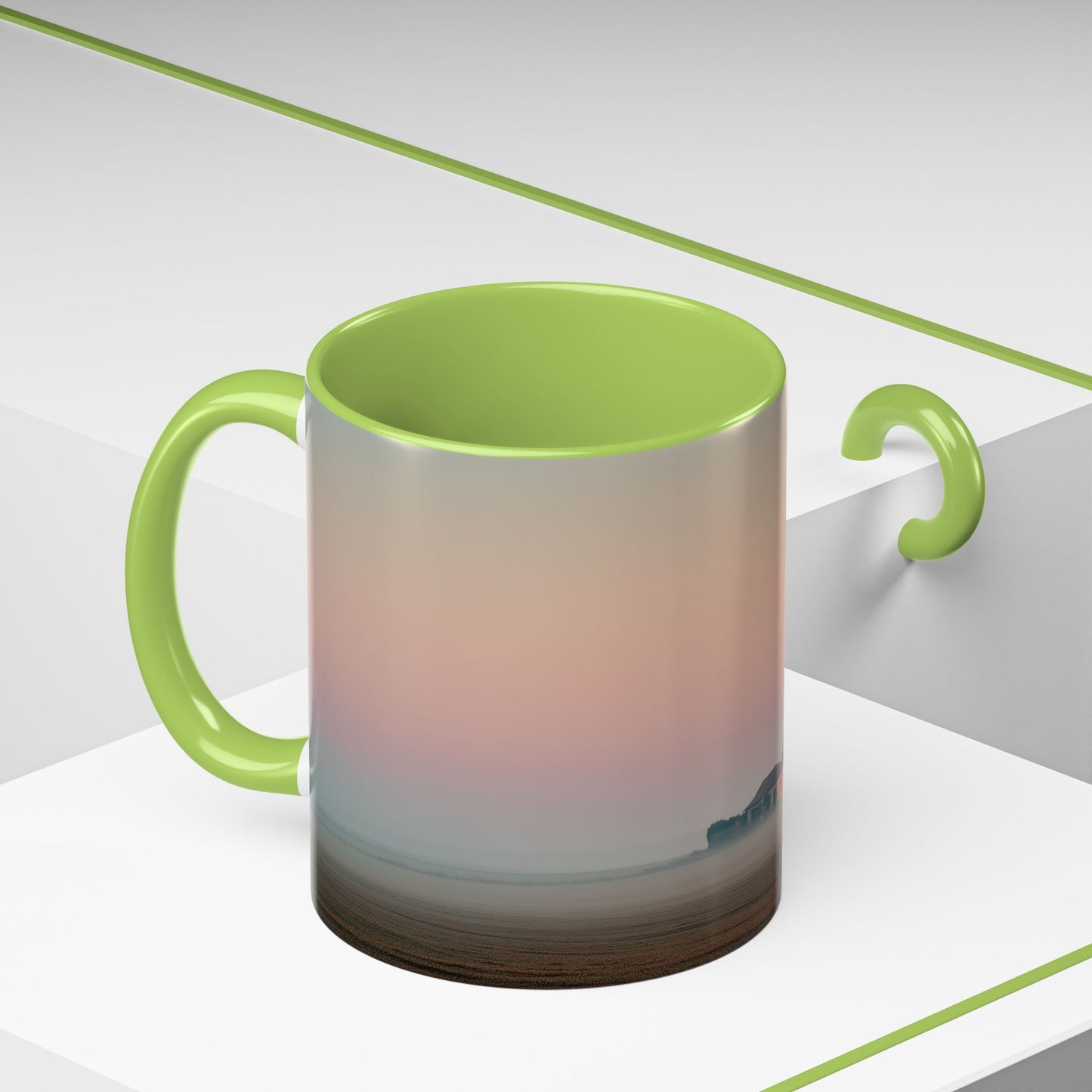 Quiet Mornings Mug (EU) - Classical Music for Relaxation Mug, Peaceful Music Mug, Sunrise Nature Mug