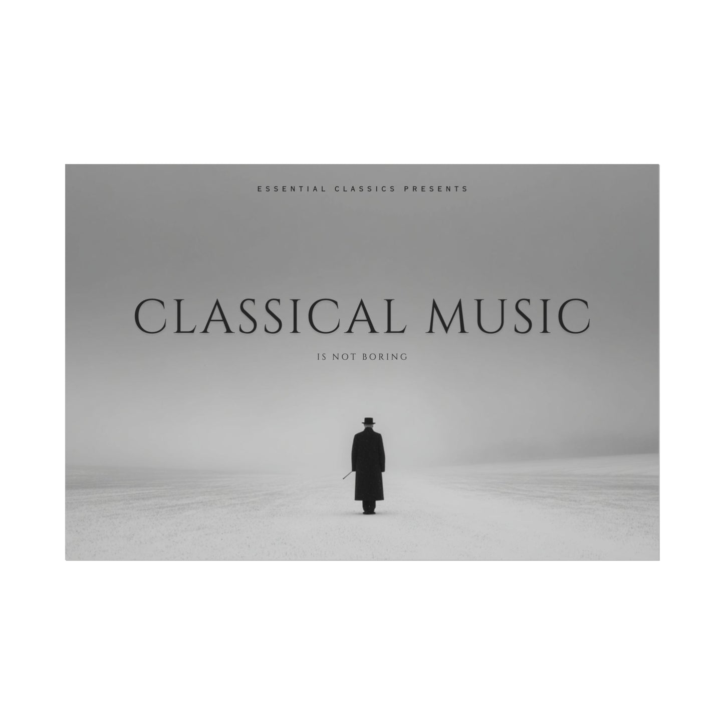 Still Not Boring! - Classical Music Print, Melancholy Poster, Classical Music is Not Boring Print, Dramatic Art Print