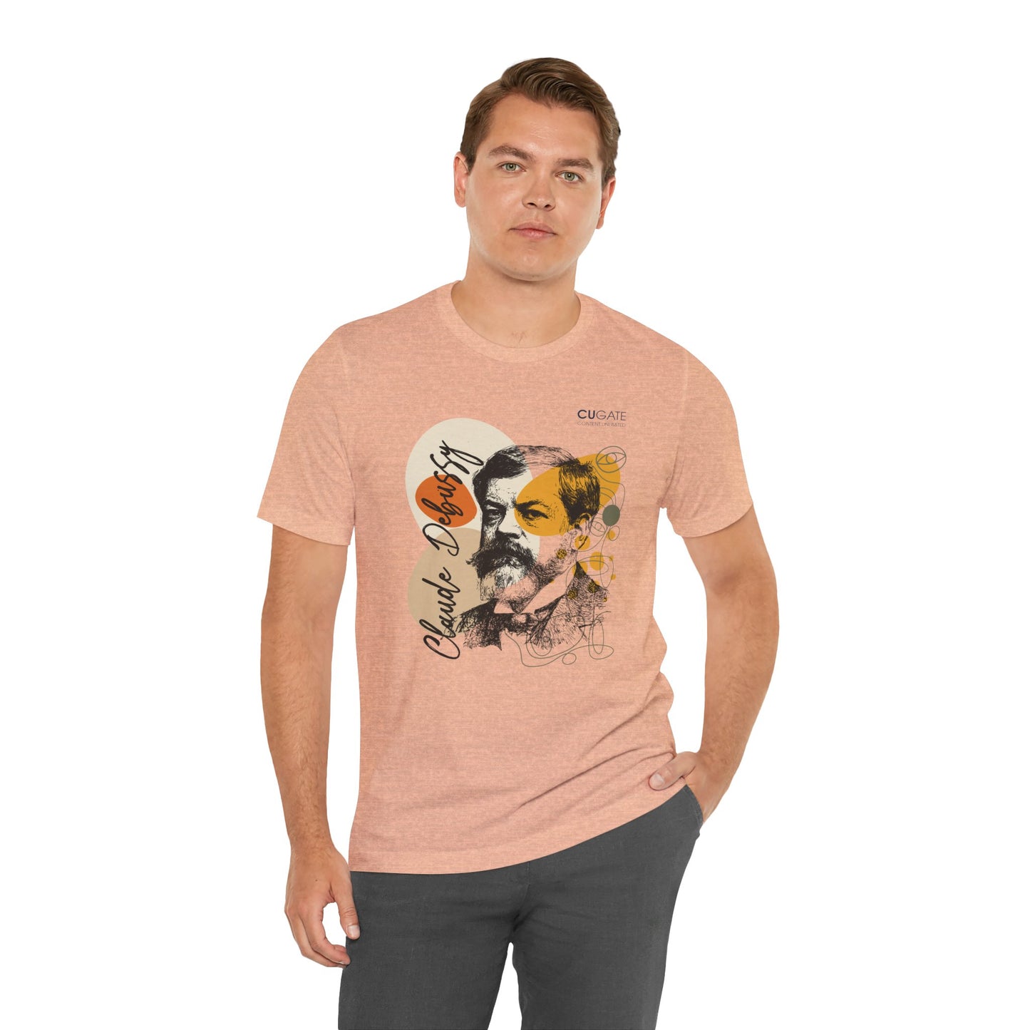 Debussy T-Shirt (Light): Classical Music T-Shirt, Debussy Shirt, Claude Debussy Gift, Debussy Tribute Tee