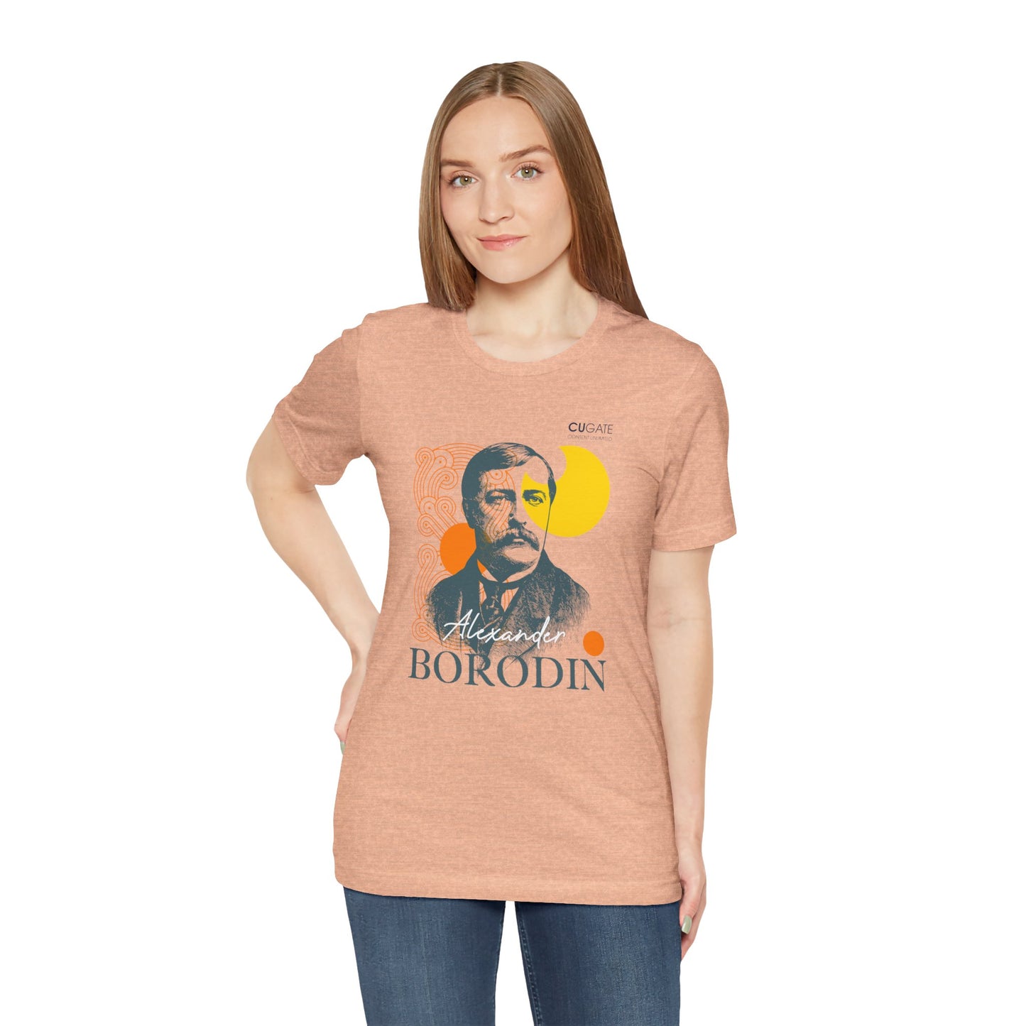 Borodin T-Shirt (Light): Classical Music T-Shirt, Borodin Shirt, Alexander Borodin Gift