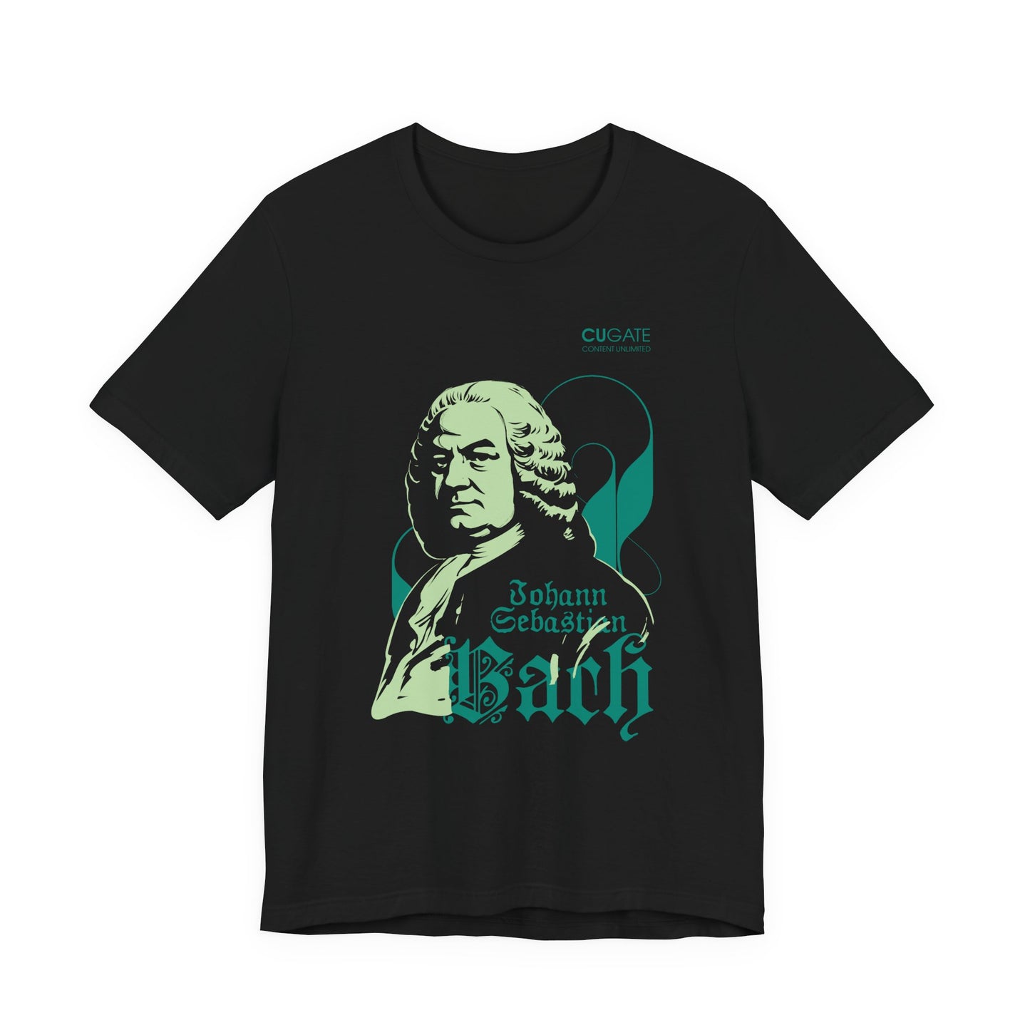 Bach T-Shirt (Dark): Classical Music T-Shirt, Bach Shirt, Johann Sebastian Bach Gift