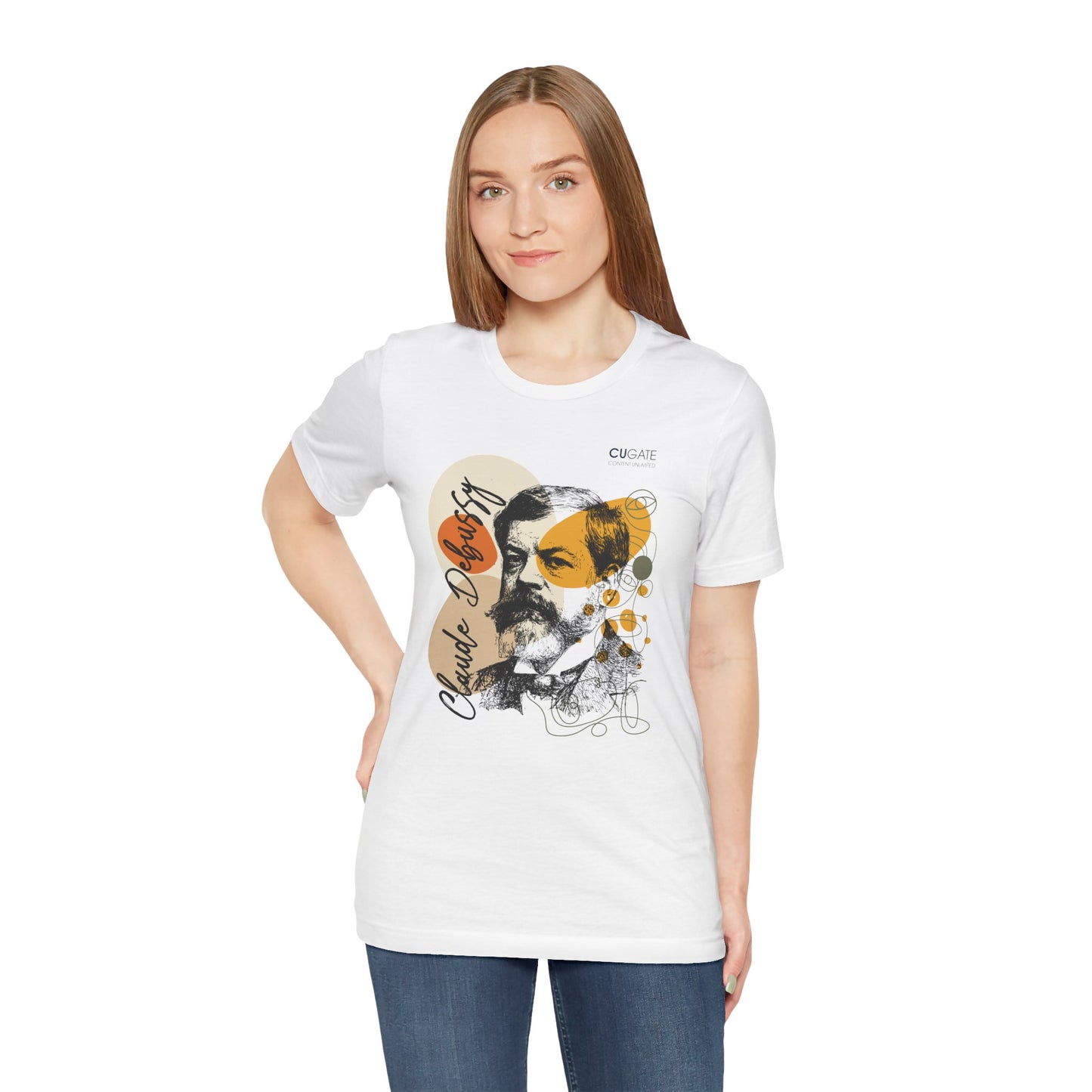 Debussy T-Shirt (Light): Classical Music T-Shirt, Debussy Shirt, Claude Debussy Gift, Debussy Tribute Tee