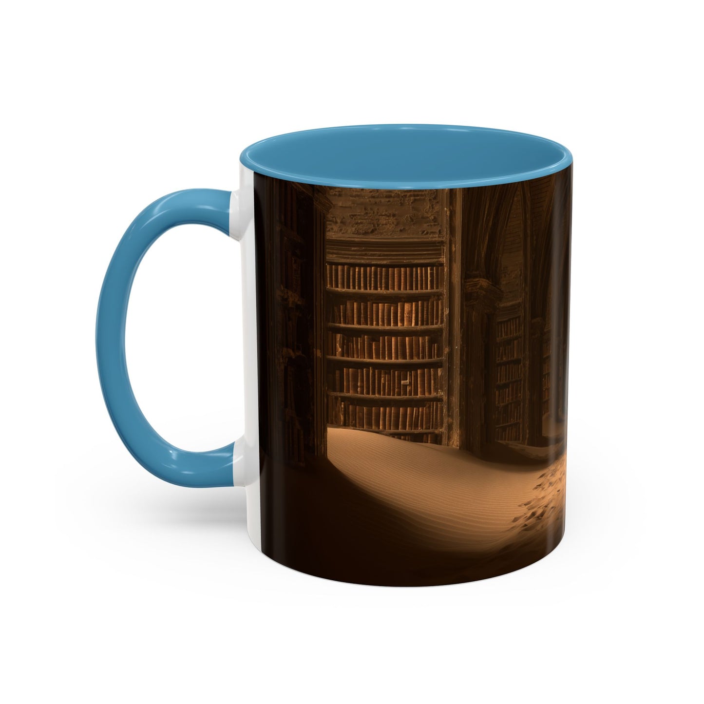 Deep Focus Mug (USA) - Classical Music for Thinking Mug, Peaceful Library Mug, Nature Library Mug, Apocalyptic Library Mug