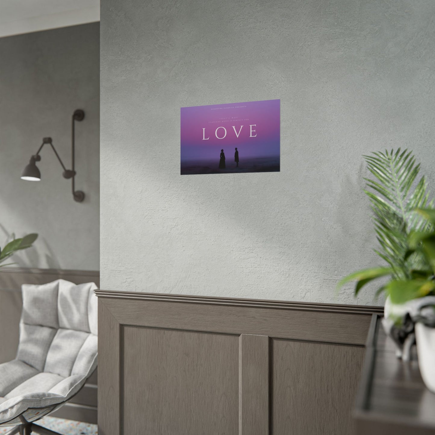 Perfect for Love - Classical Music Print, Romantic Poster, Classical Lovers Print, Emotional Poster, Pride and Prejudice Inspired Print