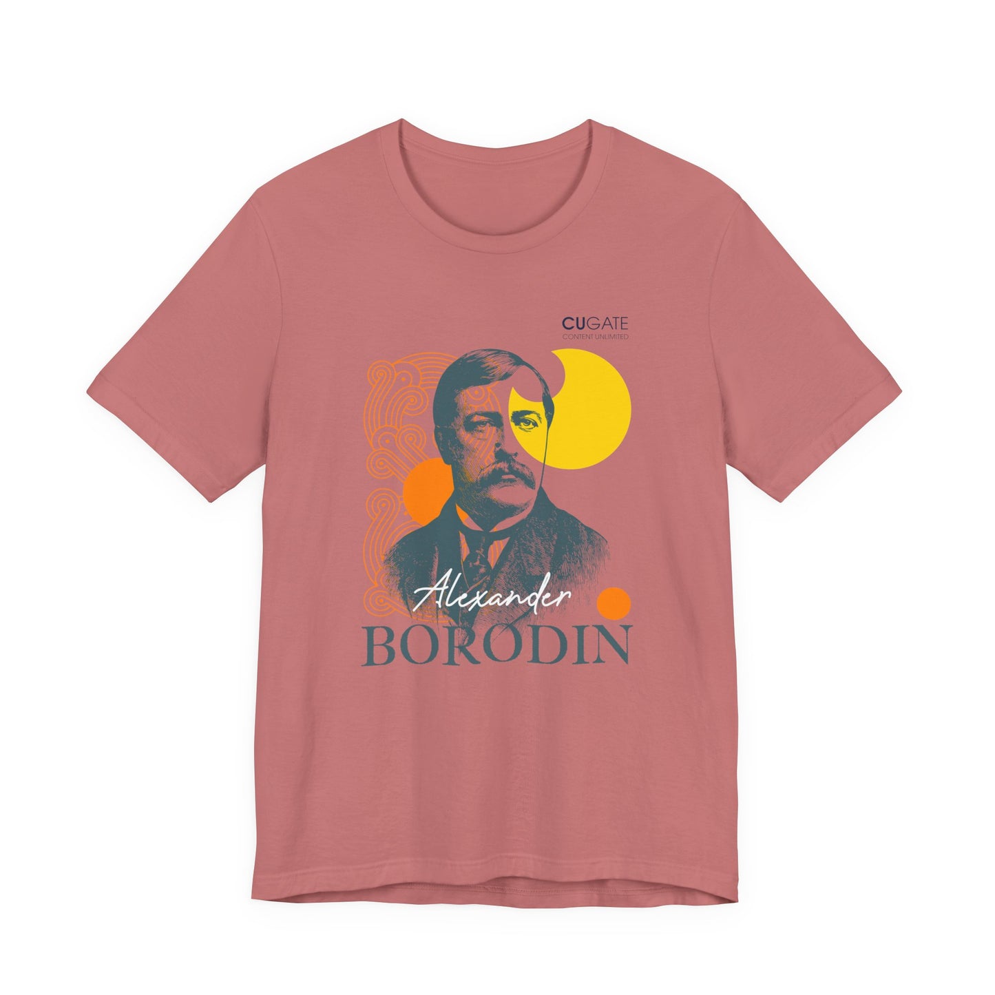 Borodin T-Shirt (Light): Classical Music T-Shirt, Borodin Shirt, Alexander Borodin Gift