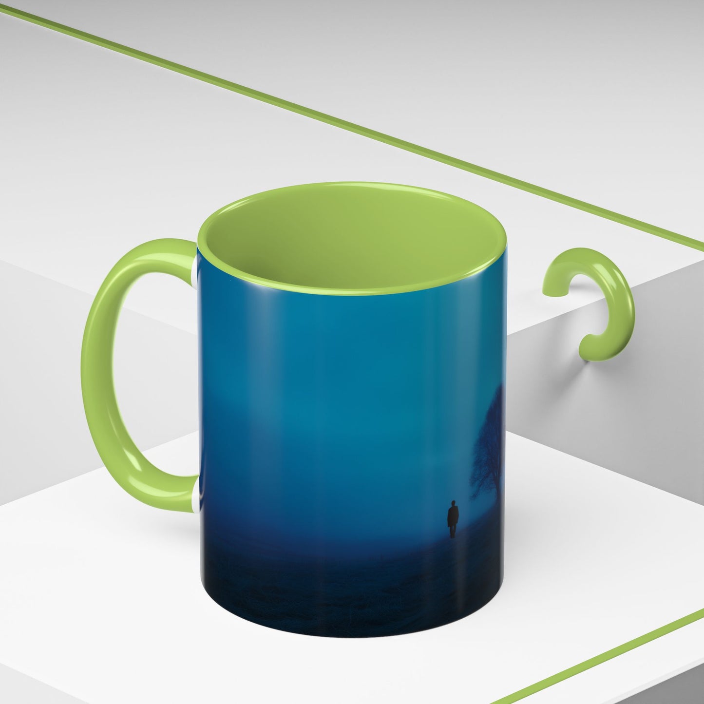 Blue Hours Mug (EU) - Melancholy Mug, Introspection Mood Mug, Poetic Mug, Night Mug, Mood Mug