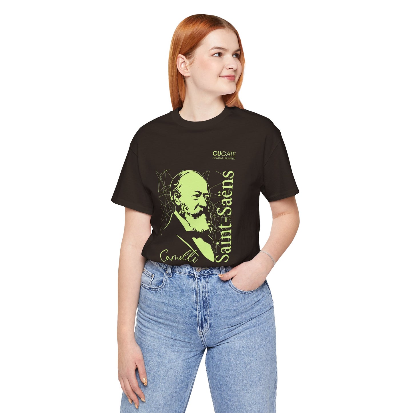 Saint-Saëns T-Shirt (Dark): Classical Composer T-Shirt, Classical Music Shirt, Camille Saint-Saëns Tribute Tee