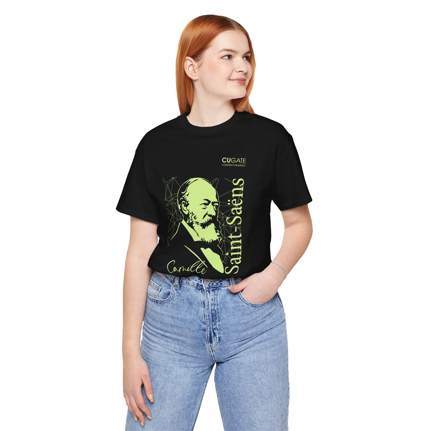 Saint-Saëns T-Shirt (Dark): Classical Composer T-Shirt, Classical Music Shirt, Camille Saint-Saëns Tribute Tee