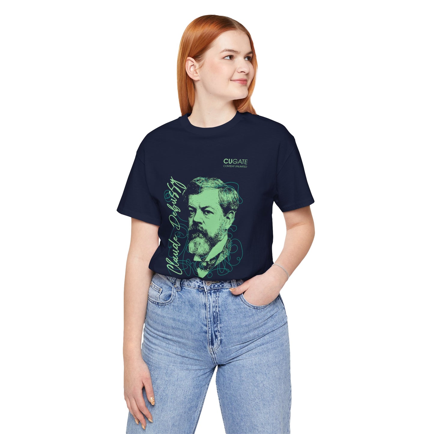 Debussy T-Shirt (Dark): Classical Music T-Shirt, Debussy Shirt, Claude Debussy Gift, Debussy Tribute Tee